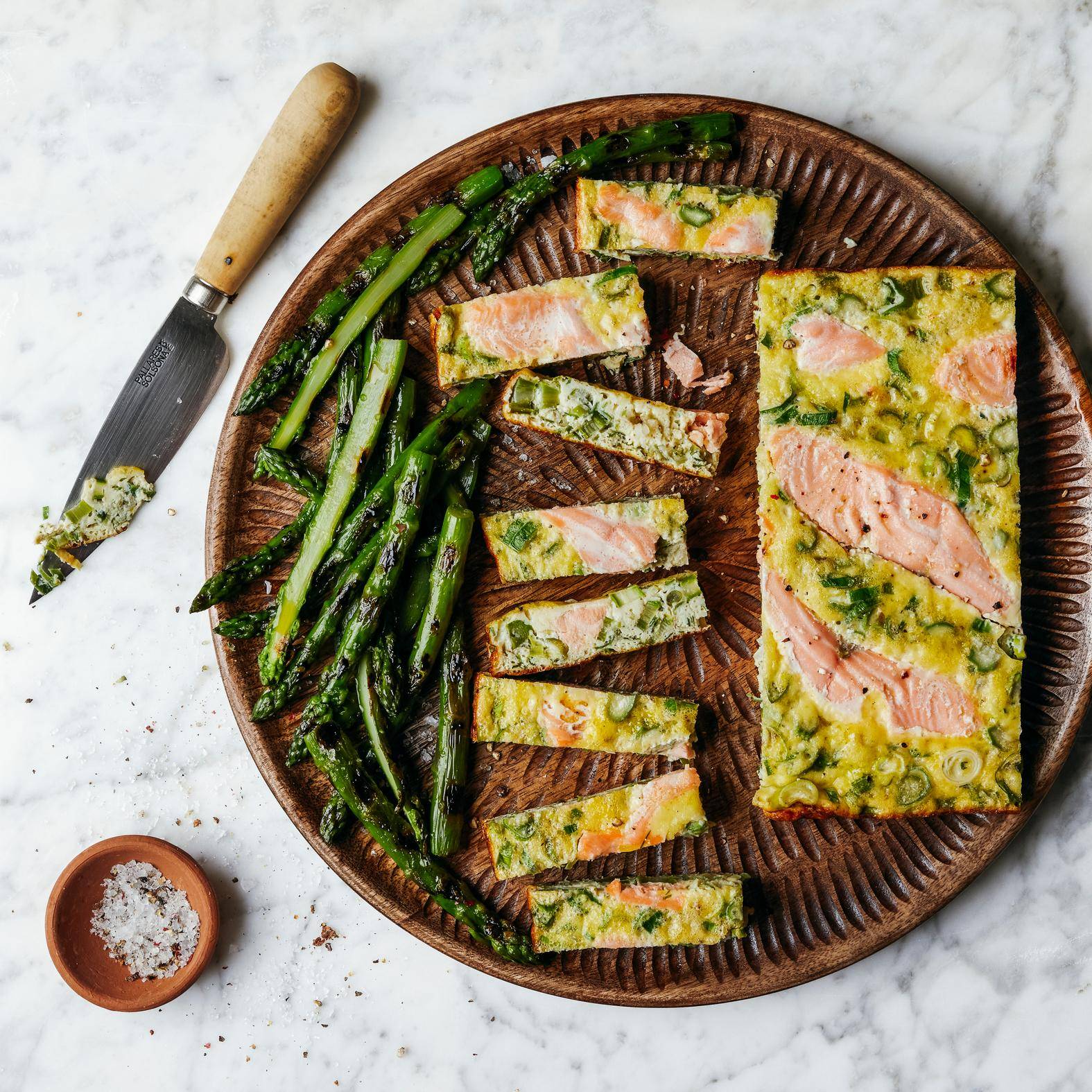 Losos s chřestovou omeletou - recept OptiGrill 2in1 XL | Tefal