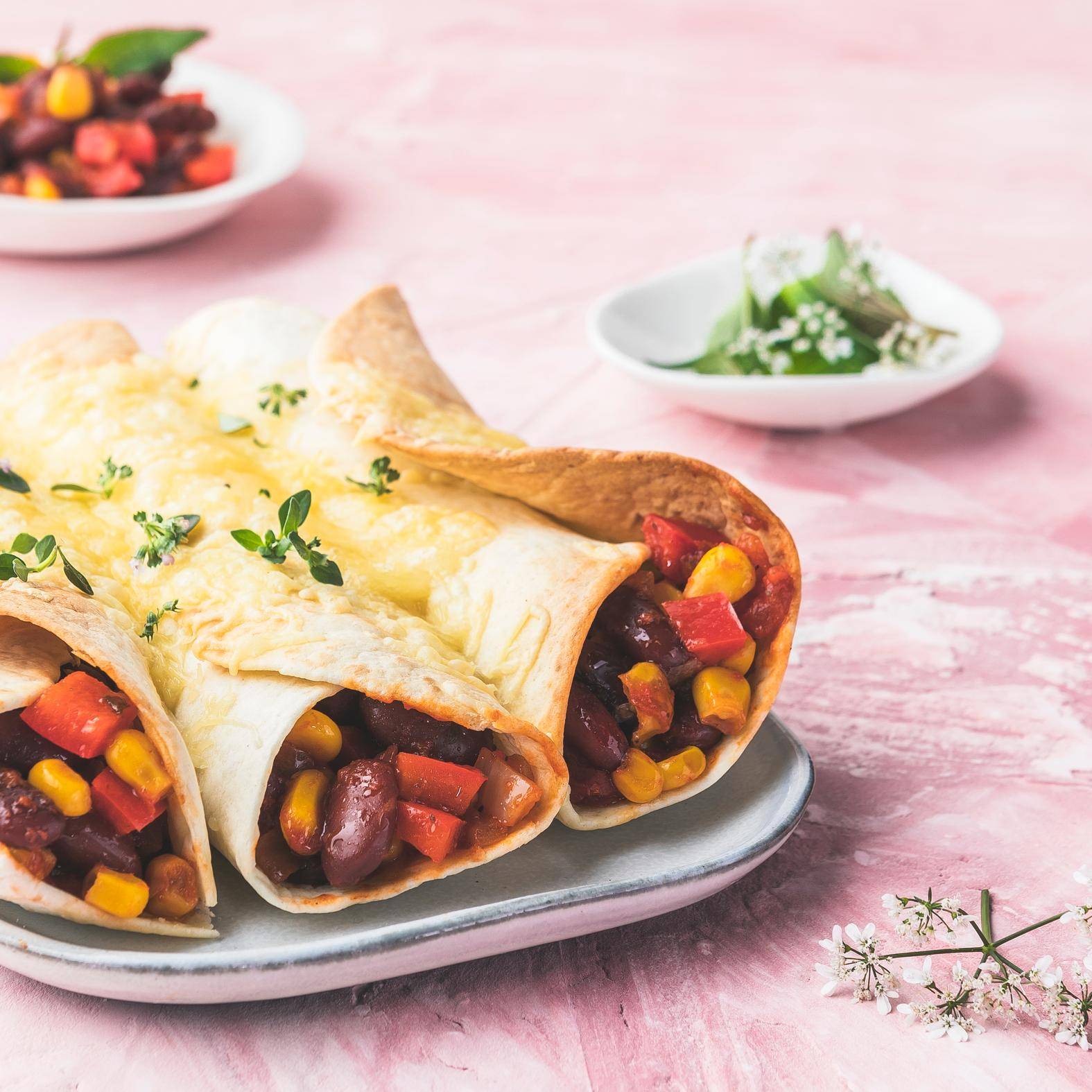 Vegetarian enchiladas - recept Cookeo | Tefal
