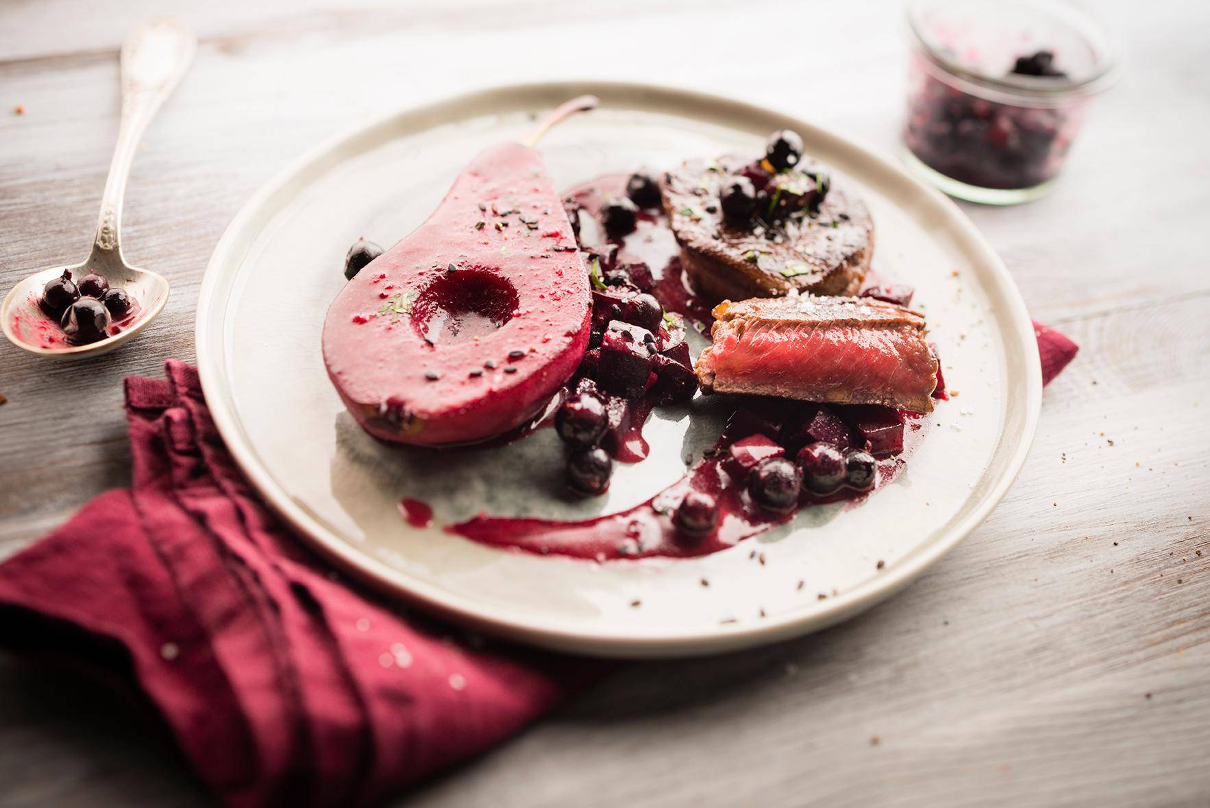 Srnčí hřbet s černým rybízem - recept Cookeo | Tefal