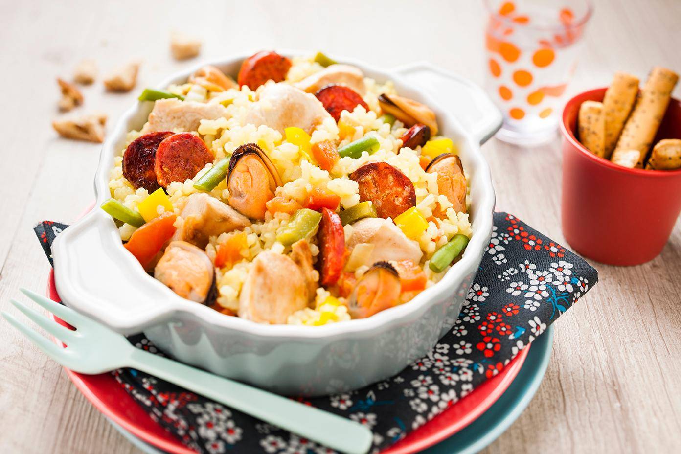 Španělská směs s rýží - recept Cookeo | Tefal