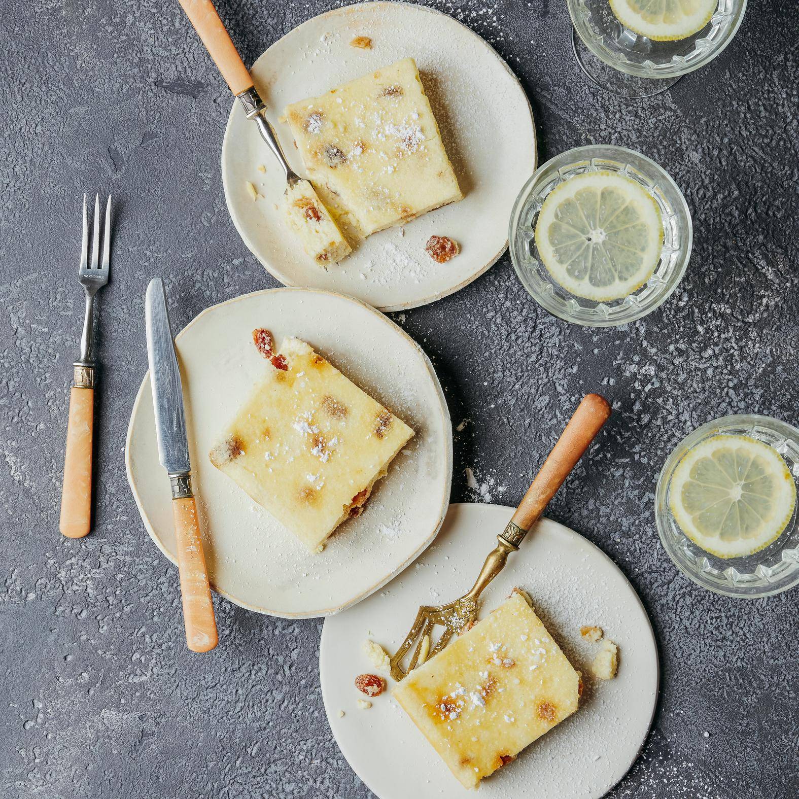 Ruský cheesecake se sušeným ovocem - recept OptiGrill 2in1 | Tefal