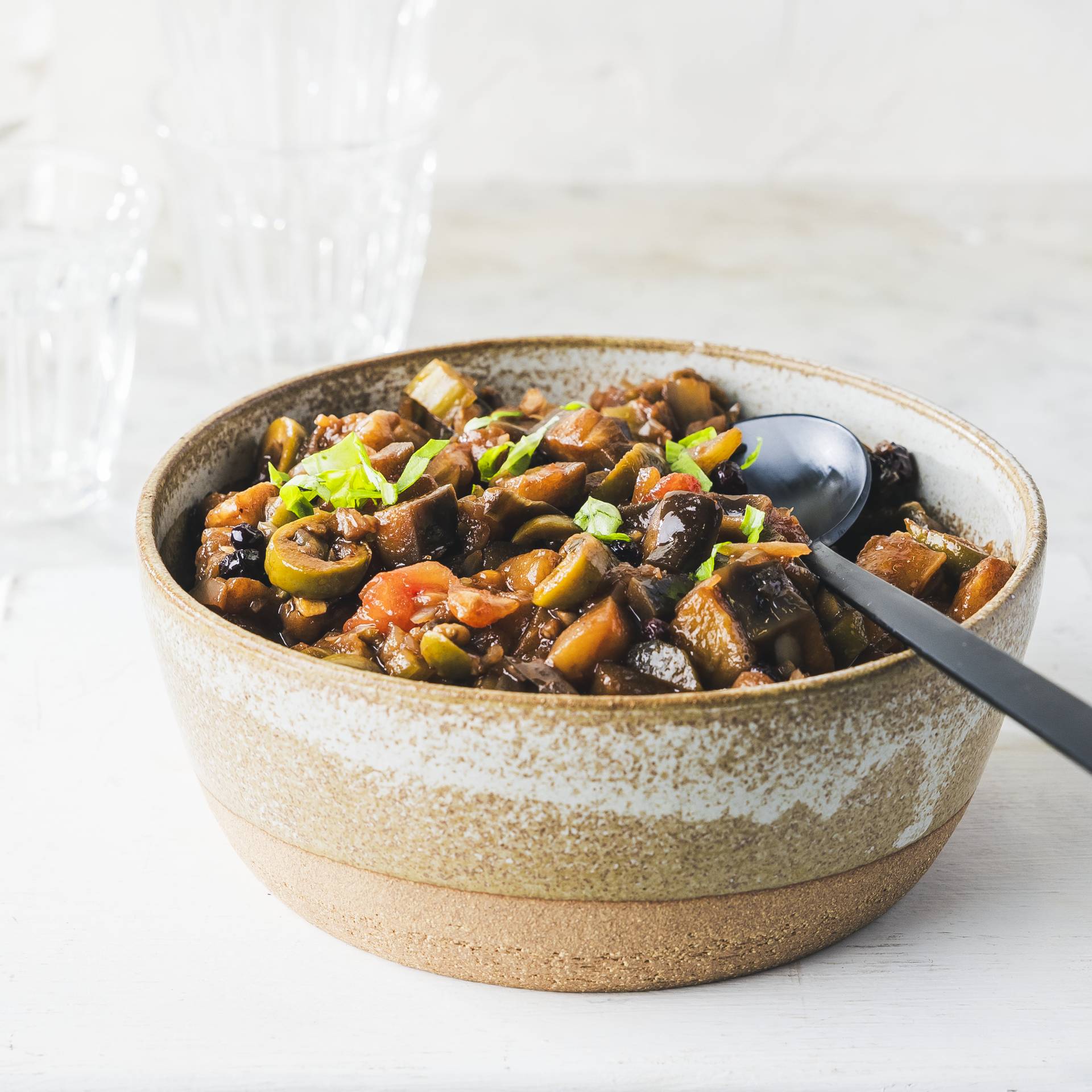*Caponata sicilienne aux raisins secs - recept undefined | Tefal
