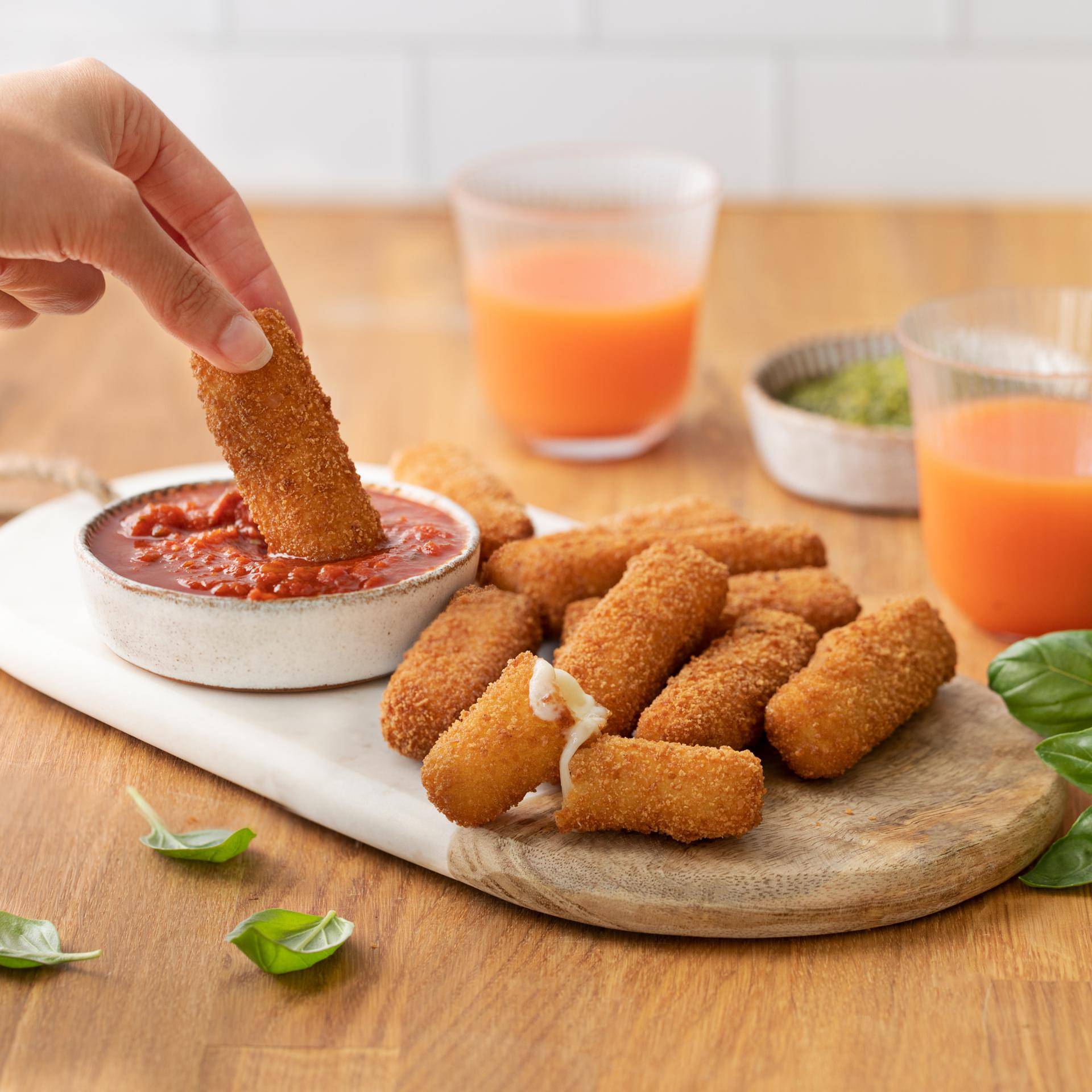 Mozzarellové tyčinky - recept EASY FRY & GRILL 2 in 1 DIGITAL | Tefal