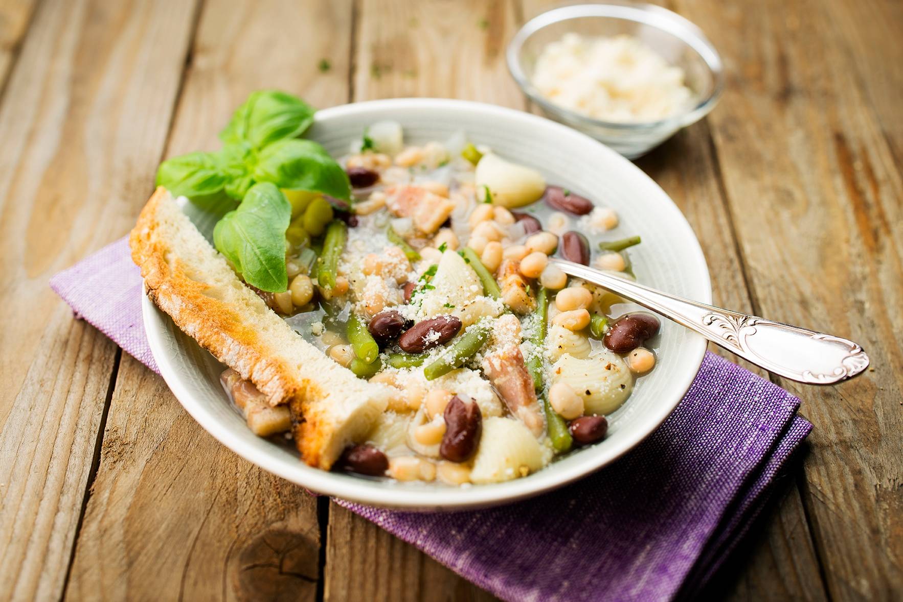 Polévka ze tří druhů fazolí - recept Cookeo | Tefal