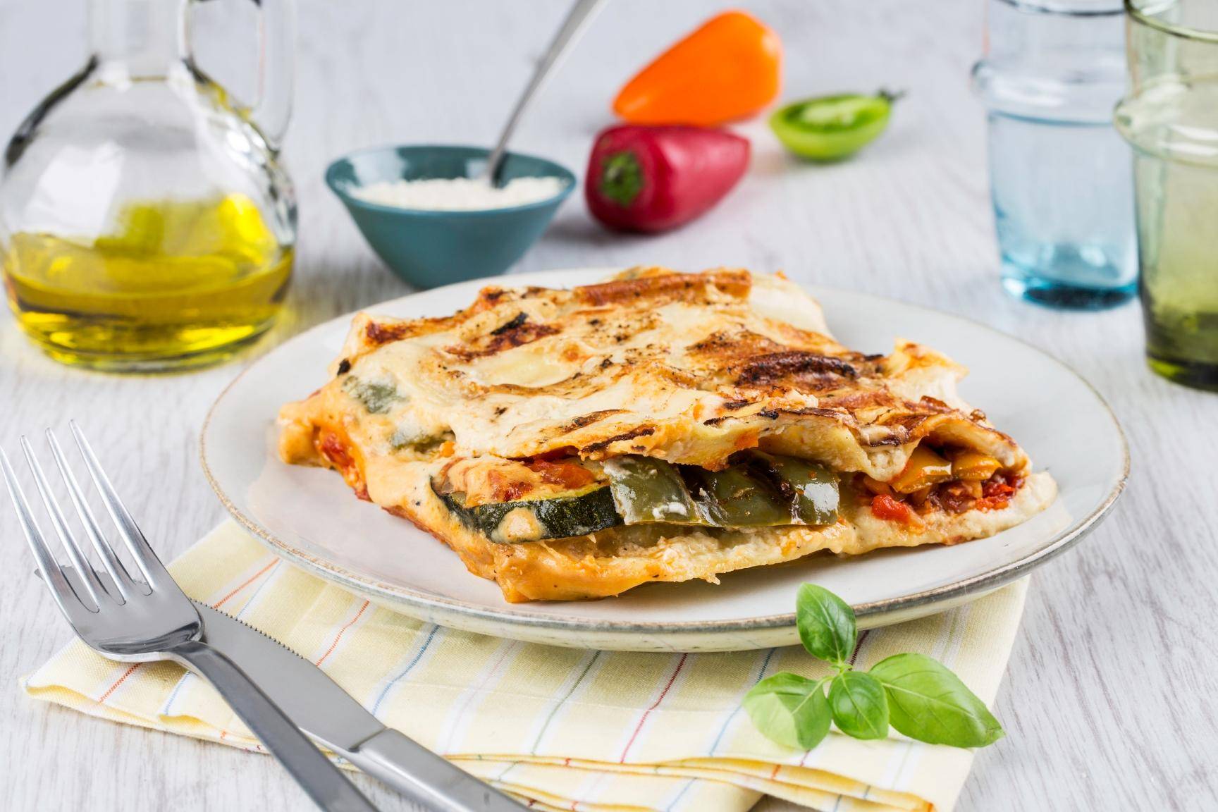 Vegetariánské lasagne - recept Optigrill Elite | Tefal