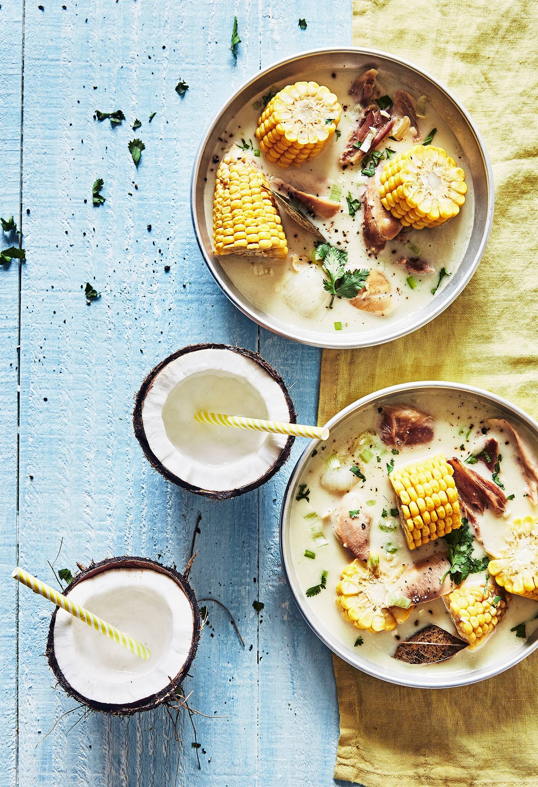 Polévka z kokosového mléka a kukuřice - recept Cookeo | Tefal