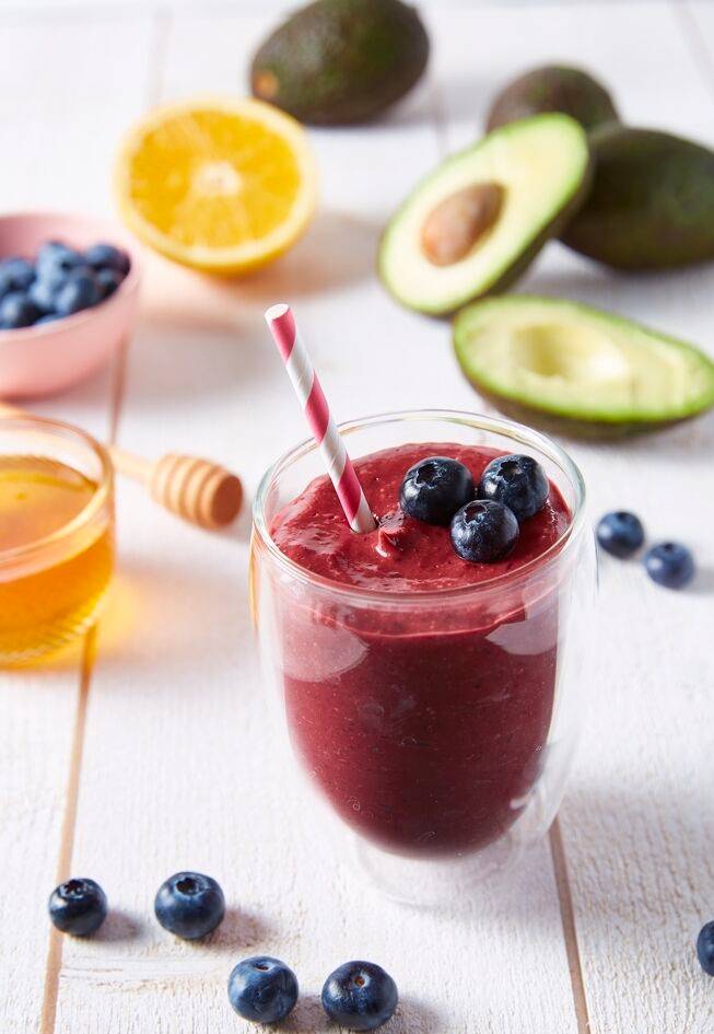Smoothie s avokádem a borůvkami - recept Blen Up | Tefal