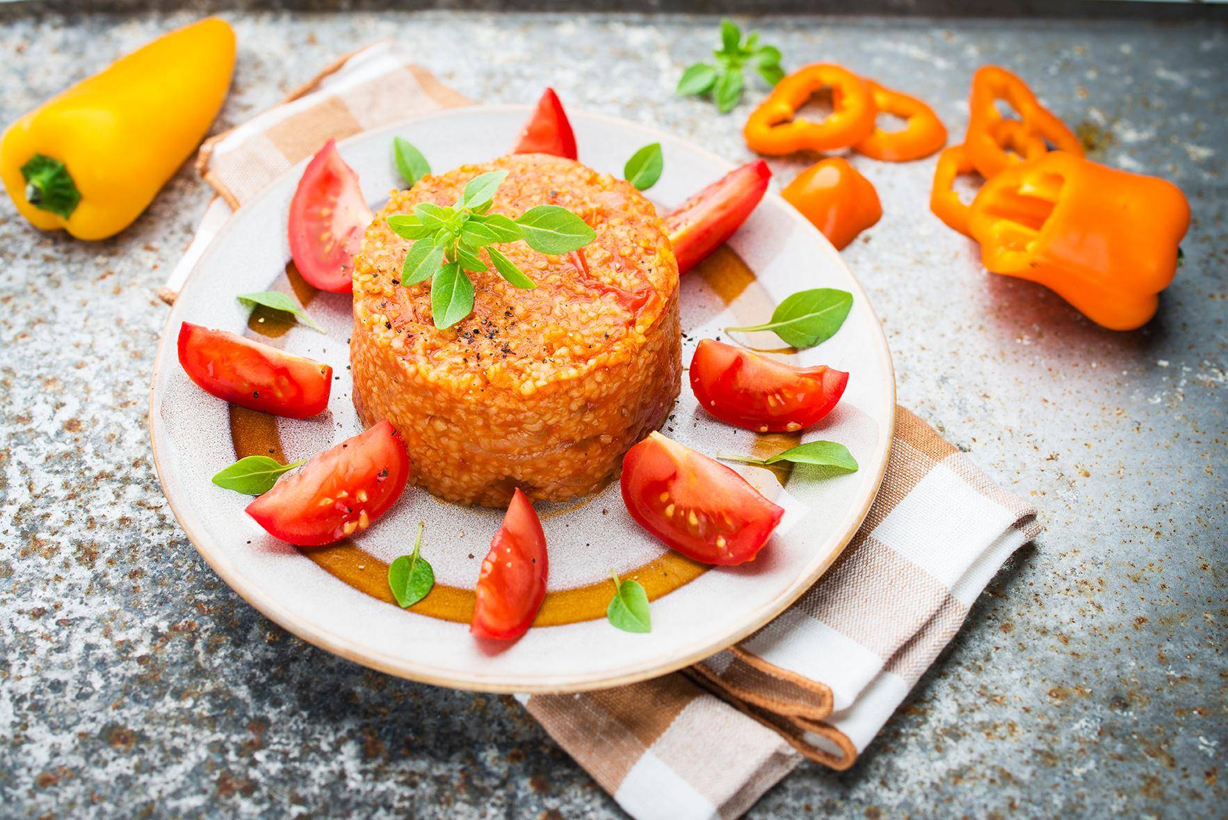 Bulgur pšenice s rajčaty - recept Cookeo | Tefal
