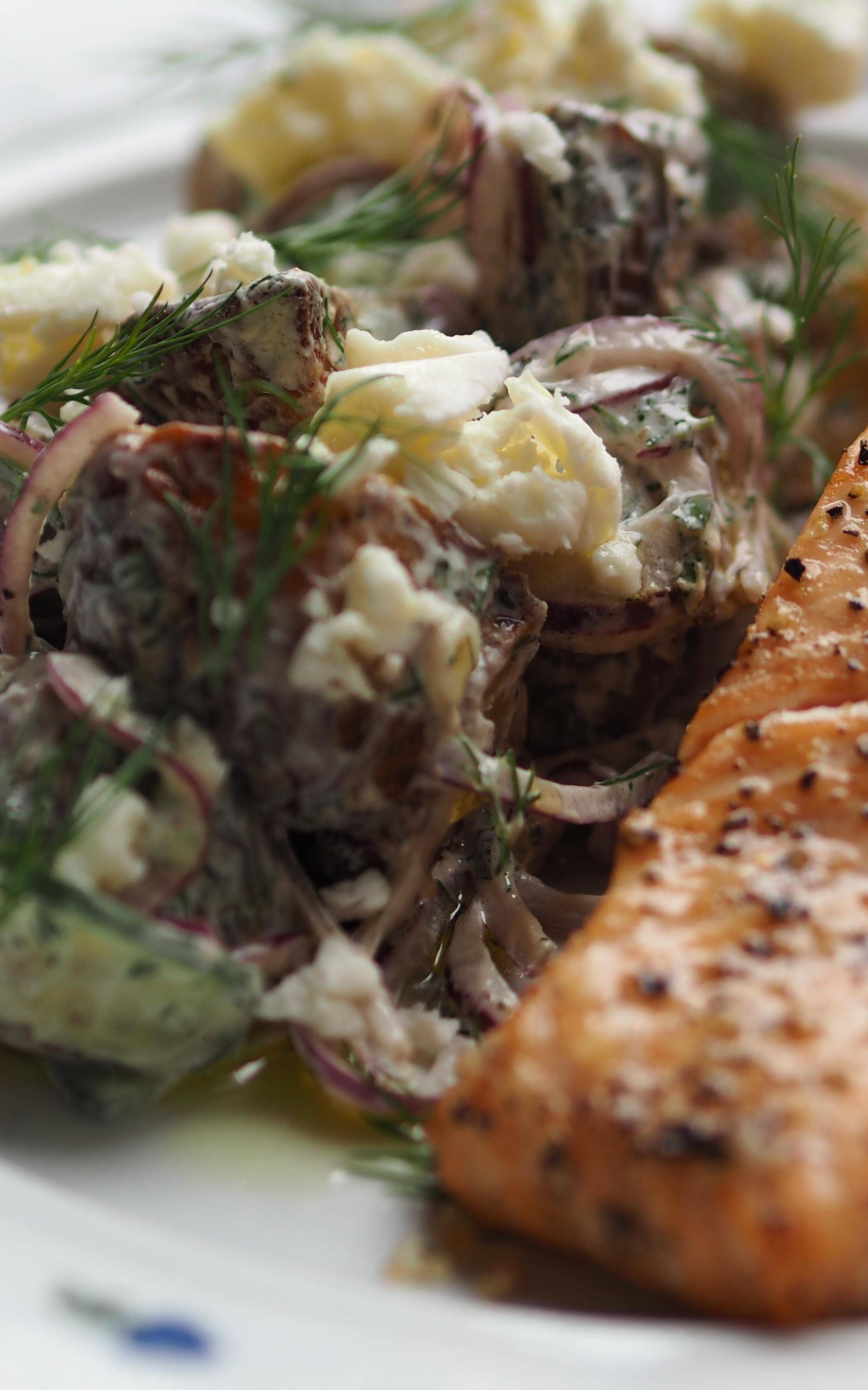 Bramborový salát s lososem - recept Cookeo | Tefal