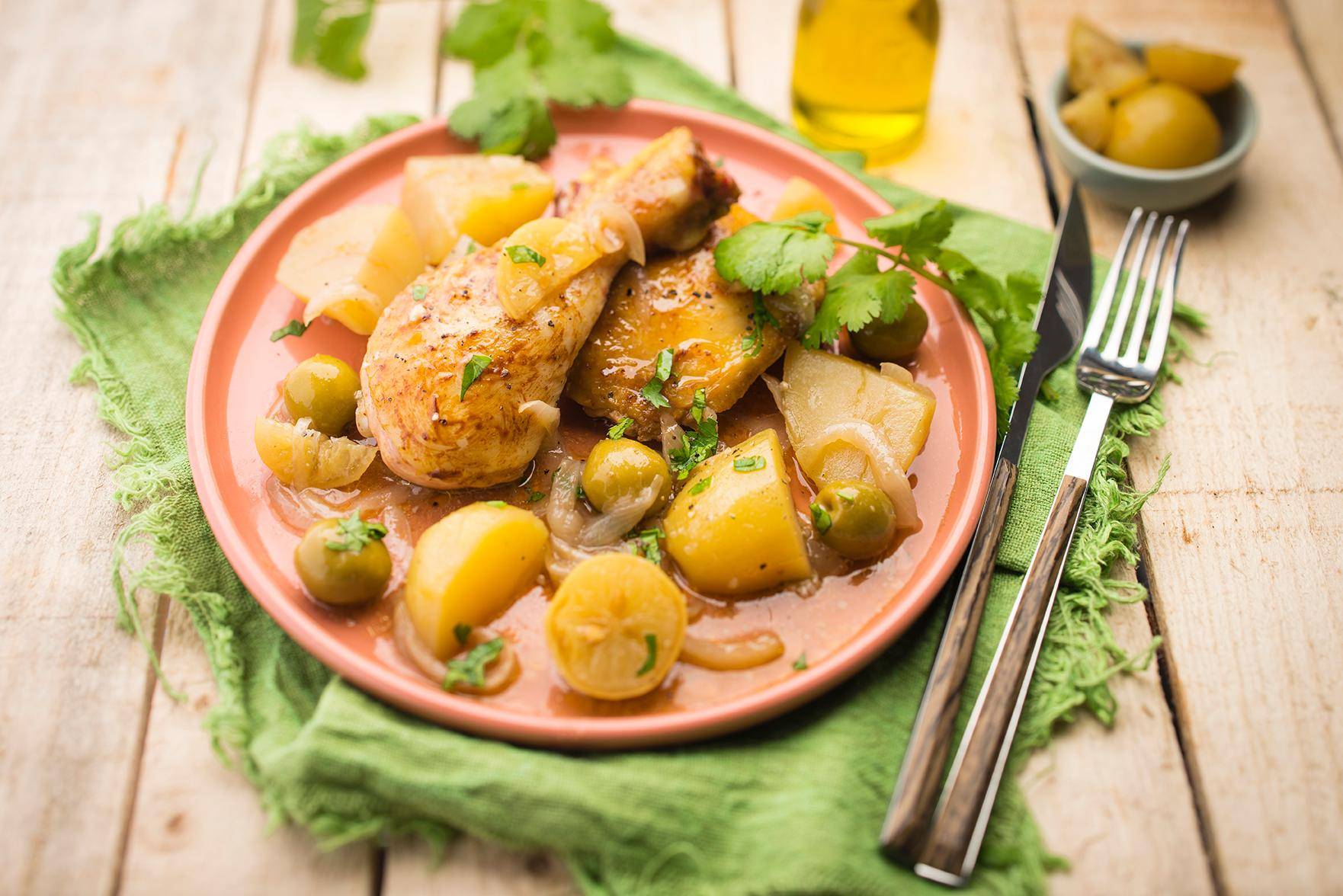 Kuřecí tažín s citronem - recept Cookeo | Tefal