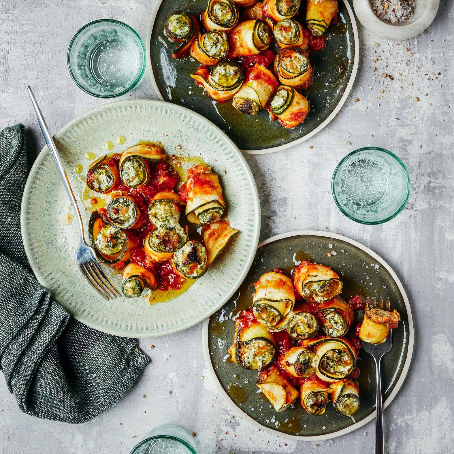 Zapečené cuketové závitky - recept OptiGrill 2in1 XL | Tefal