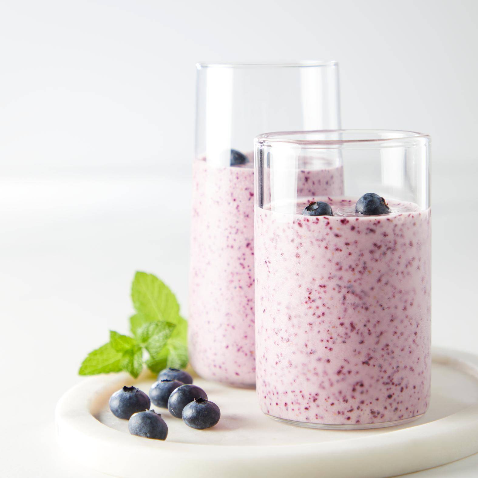 Borůvkový jogurtový smoothie - recept Infiny Mix + | Tefal
