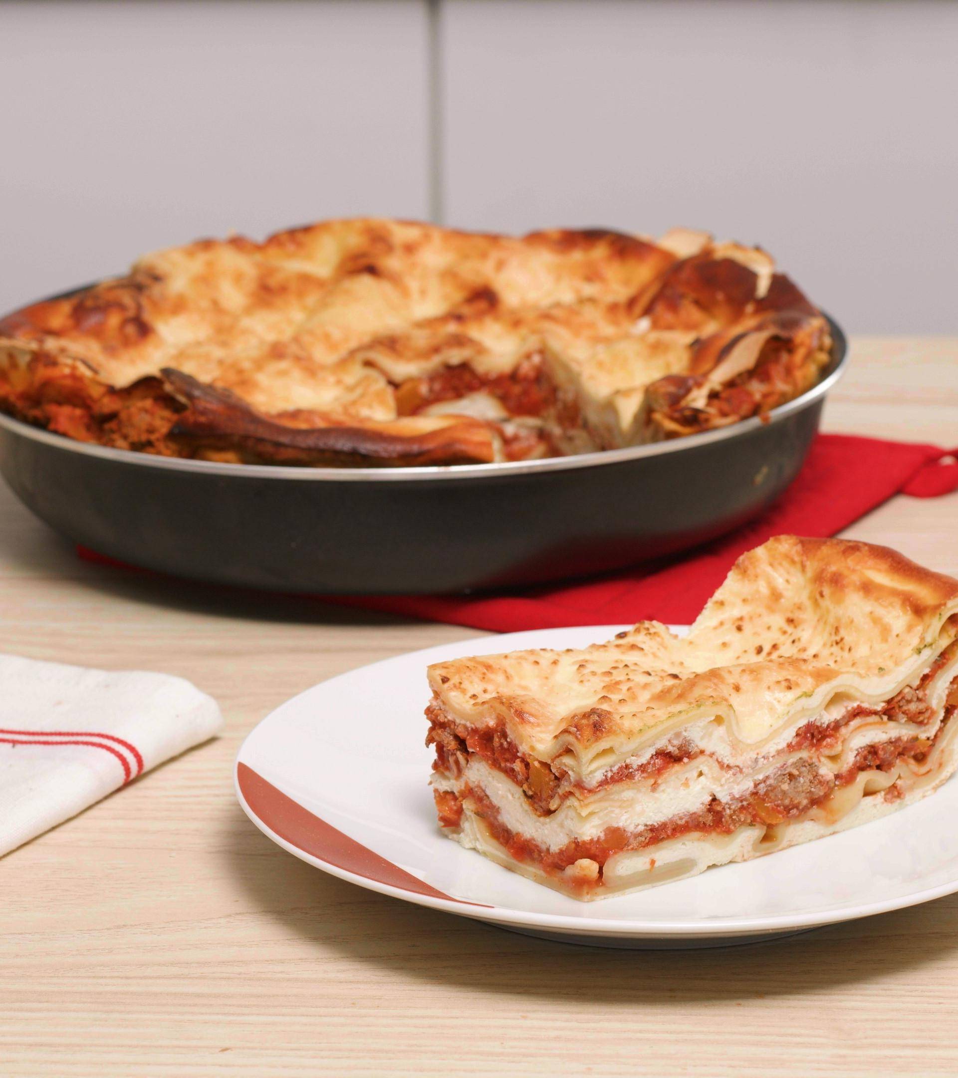 Kuřecí lasagne s cuketou, kari a ricottou - recept Hrnce a pánve | Tefal