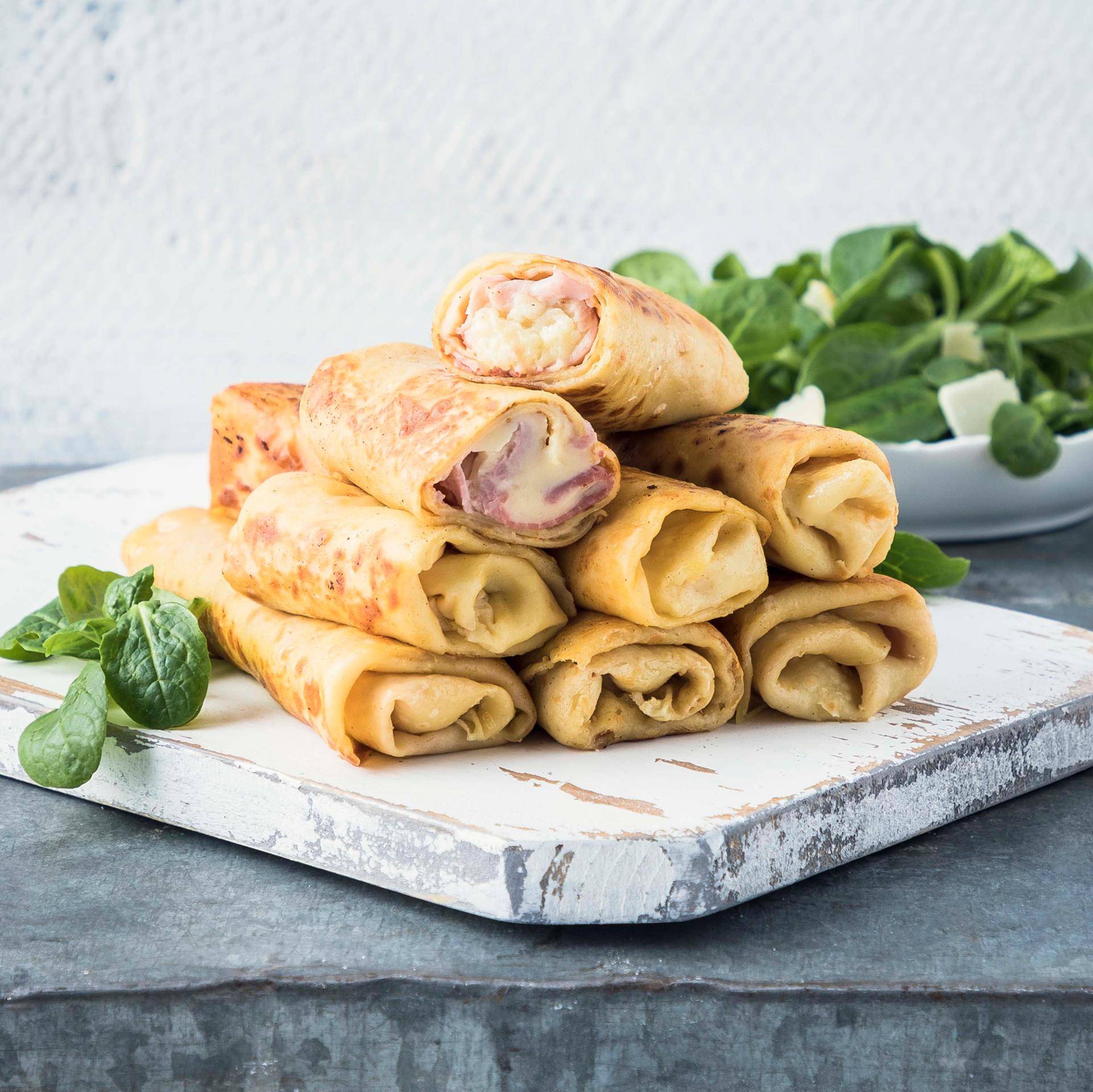 Palačinky se šunkou a parmazánovým bešamelem - recept Kitchen Machines Touch/Touch + | Tefal