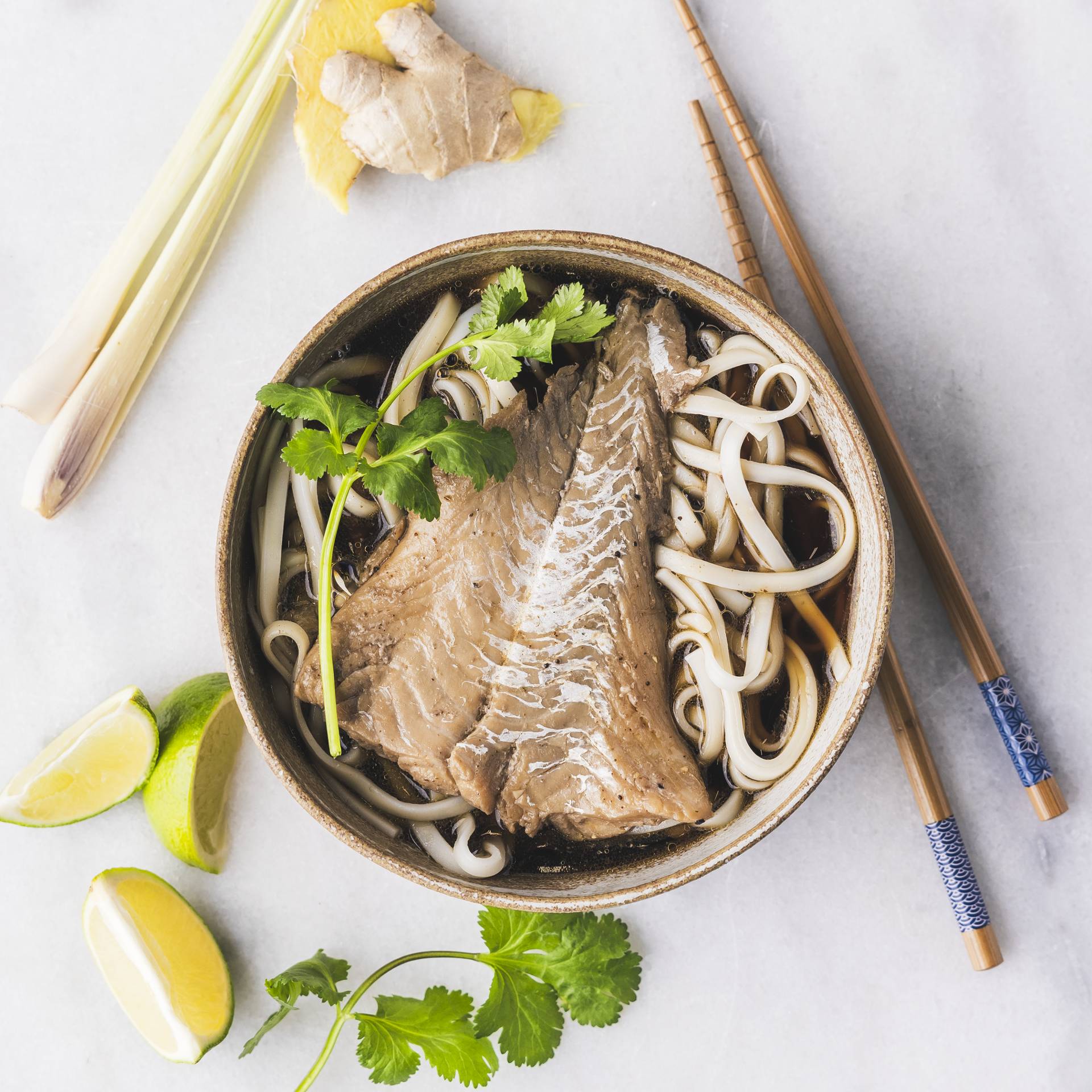 *Cabillaud cuit sous vide nouilles udon - recept undefined | Tefal