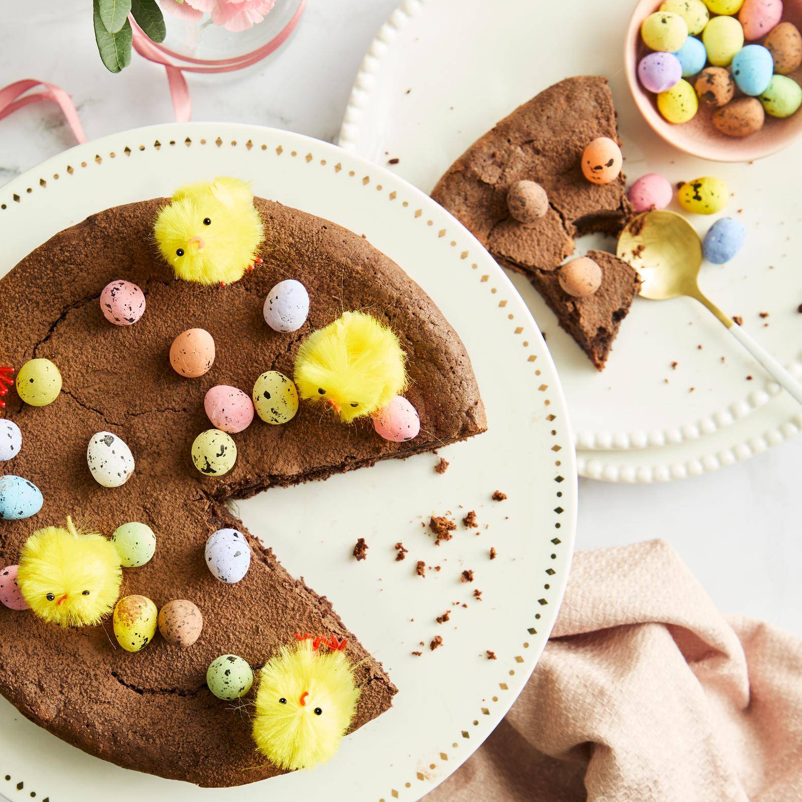 Velikonoční vajíčkové brownies (Paaseitjes brownies) - recept Easy Fry Compact | Tefal