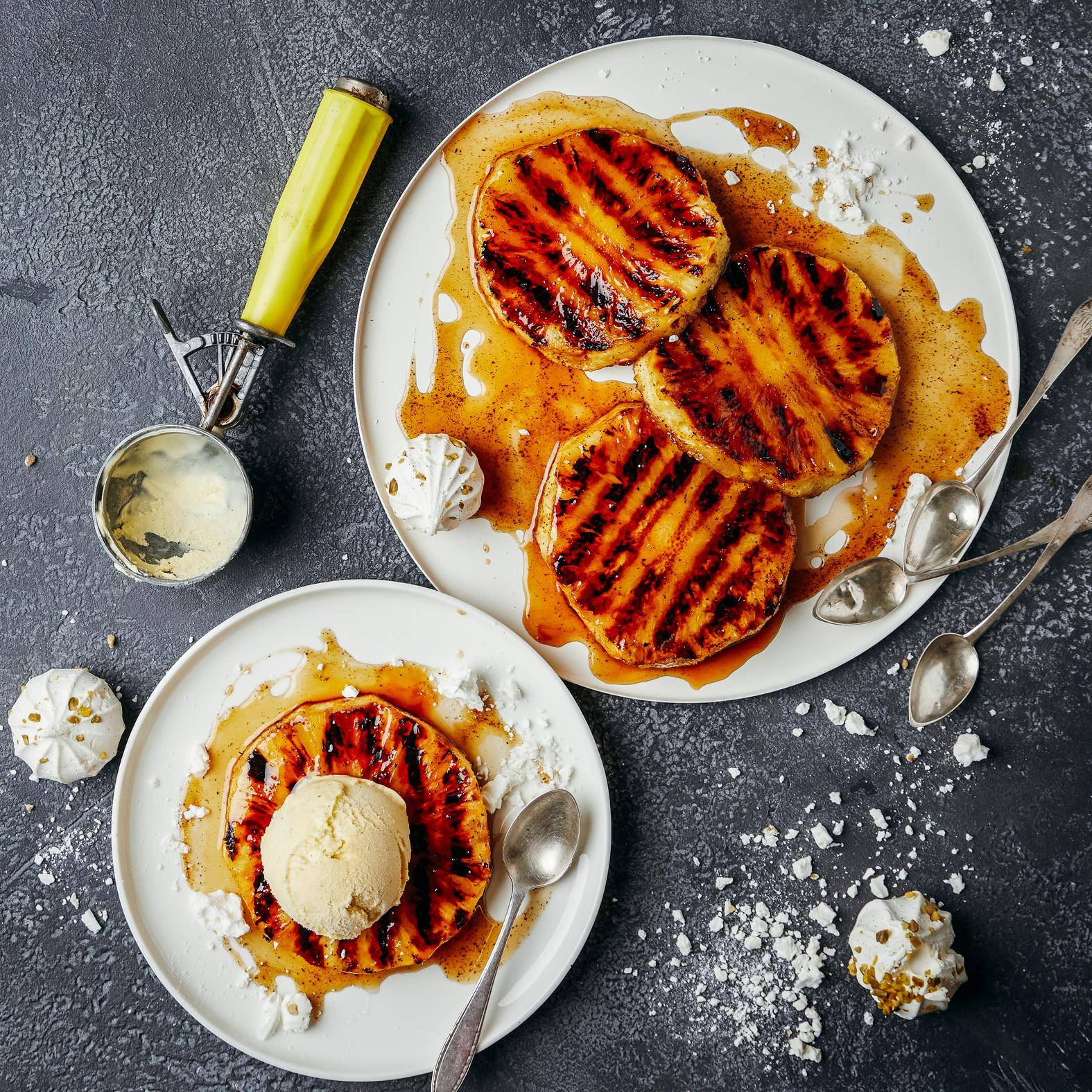 Grilovaný ananas s rumem a polevou z hnědého cukru - recept OptiGrill 2in1 | Tefal