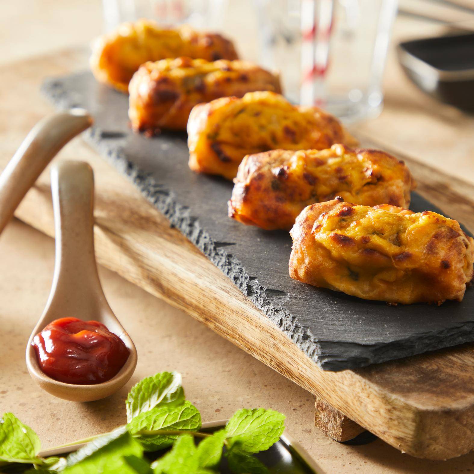 Cheeseburgerové jarní závitky - recept EASY FRY GRILL & STEAM 3 in 1 | Tefal