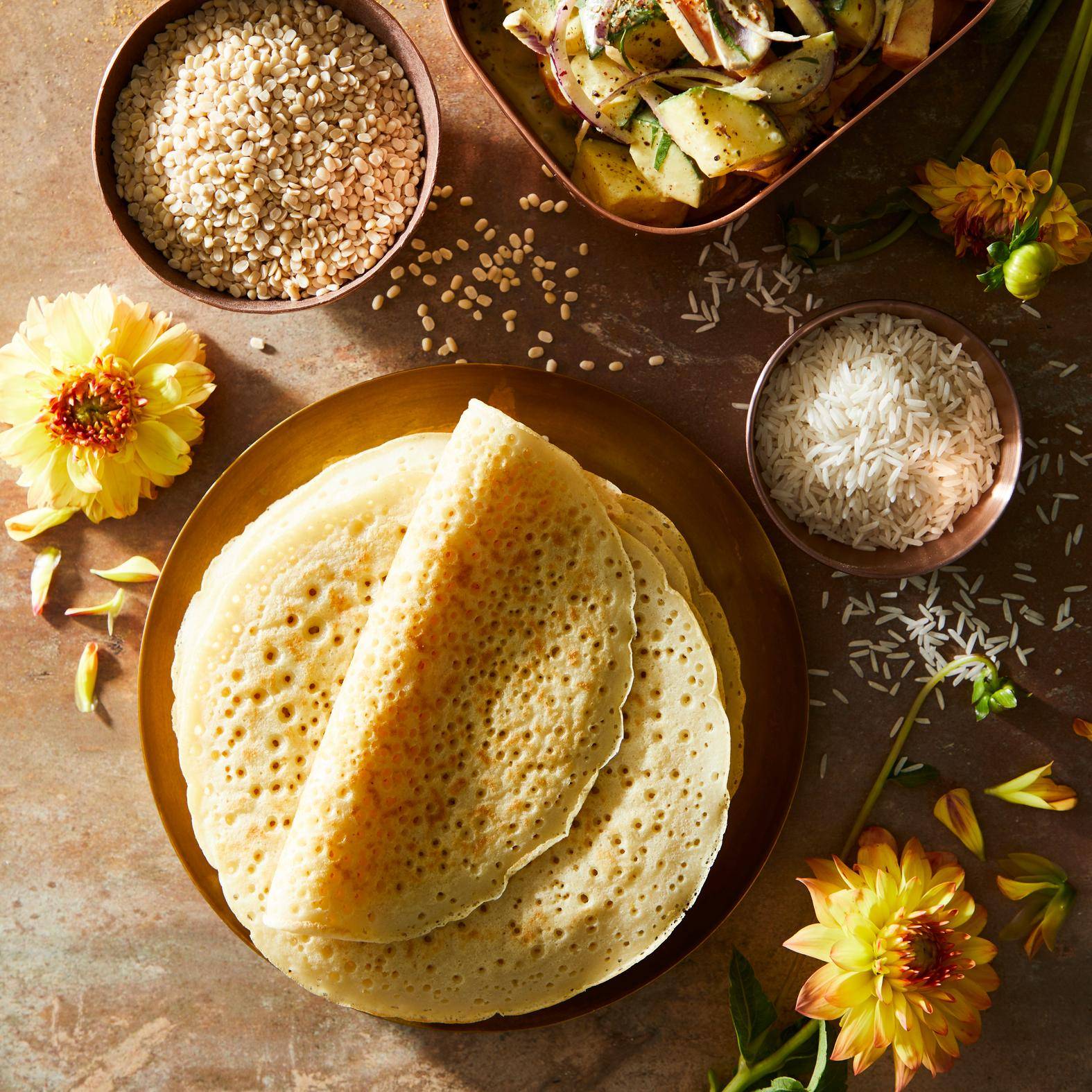 Dosa (indické palačinky) - recept Infiny Mix + | Tefal
