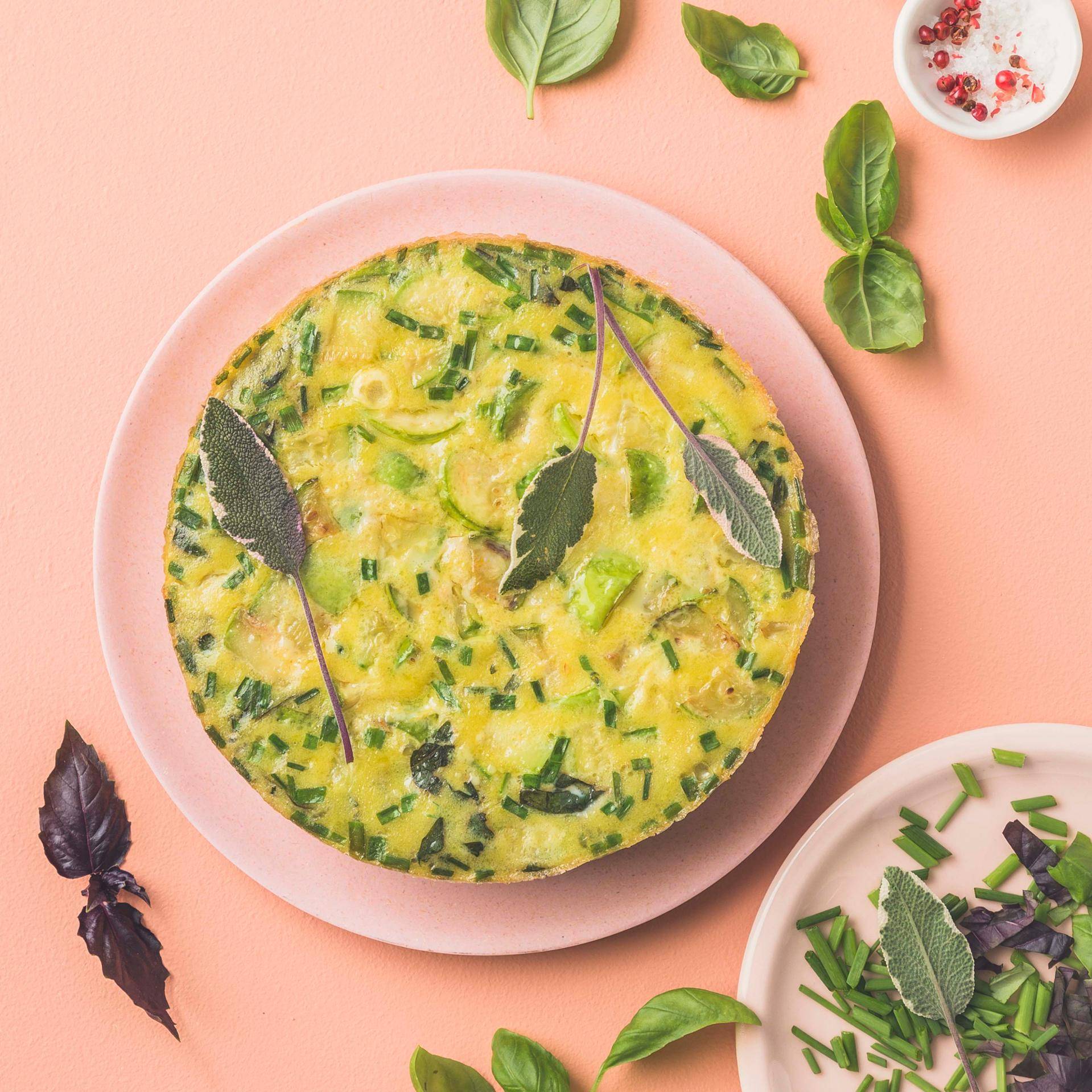 Zelená frittata vařená v páře - recept Cookeo | Tefal