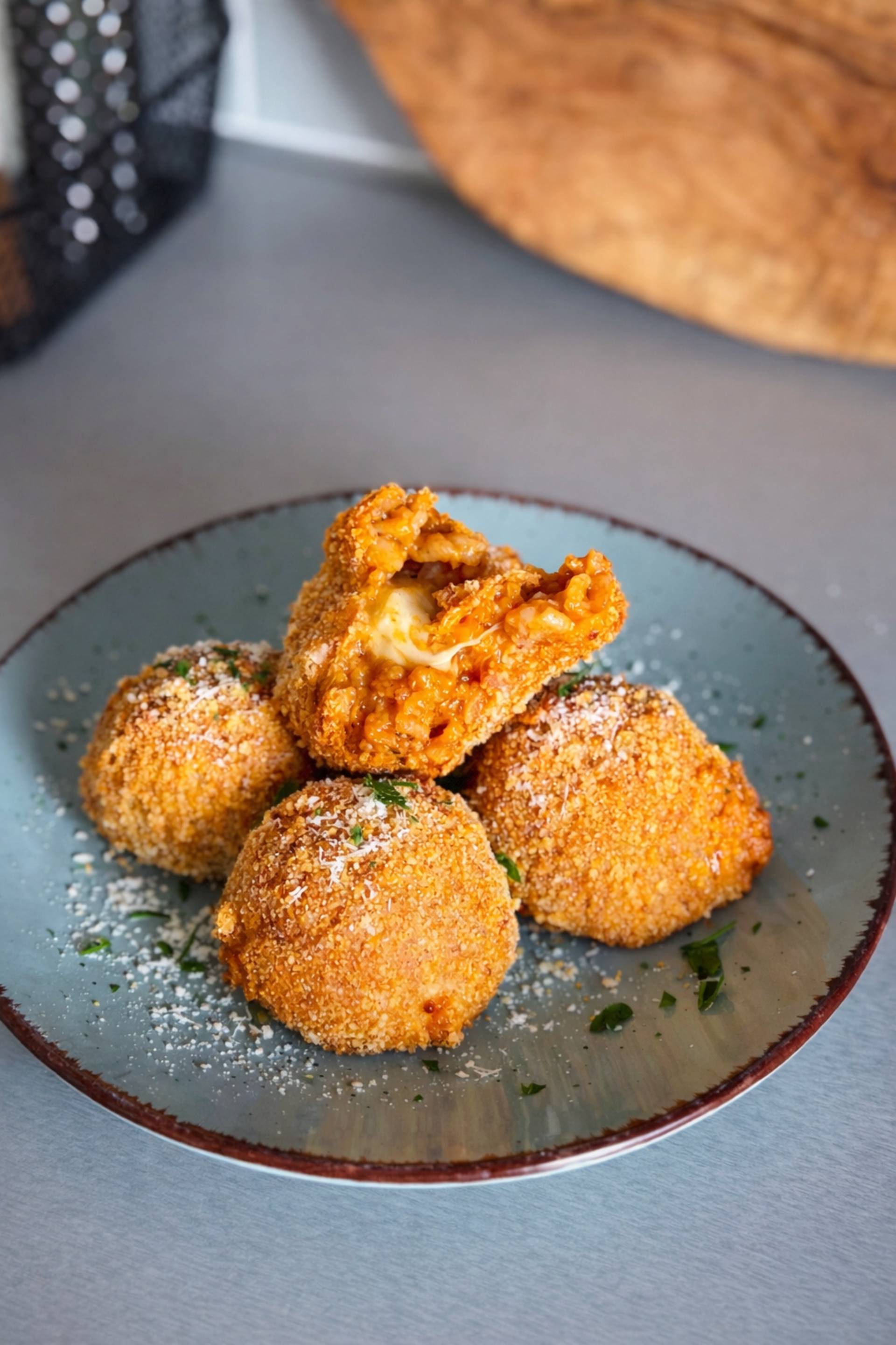 Pizza arancini - recept EASY FRY OVEN & GRILL 9 in 1 | Tefal