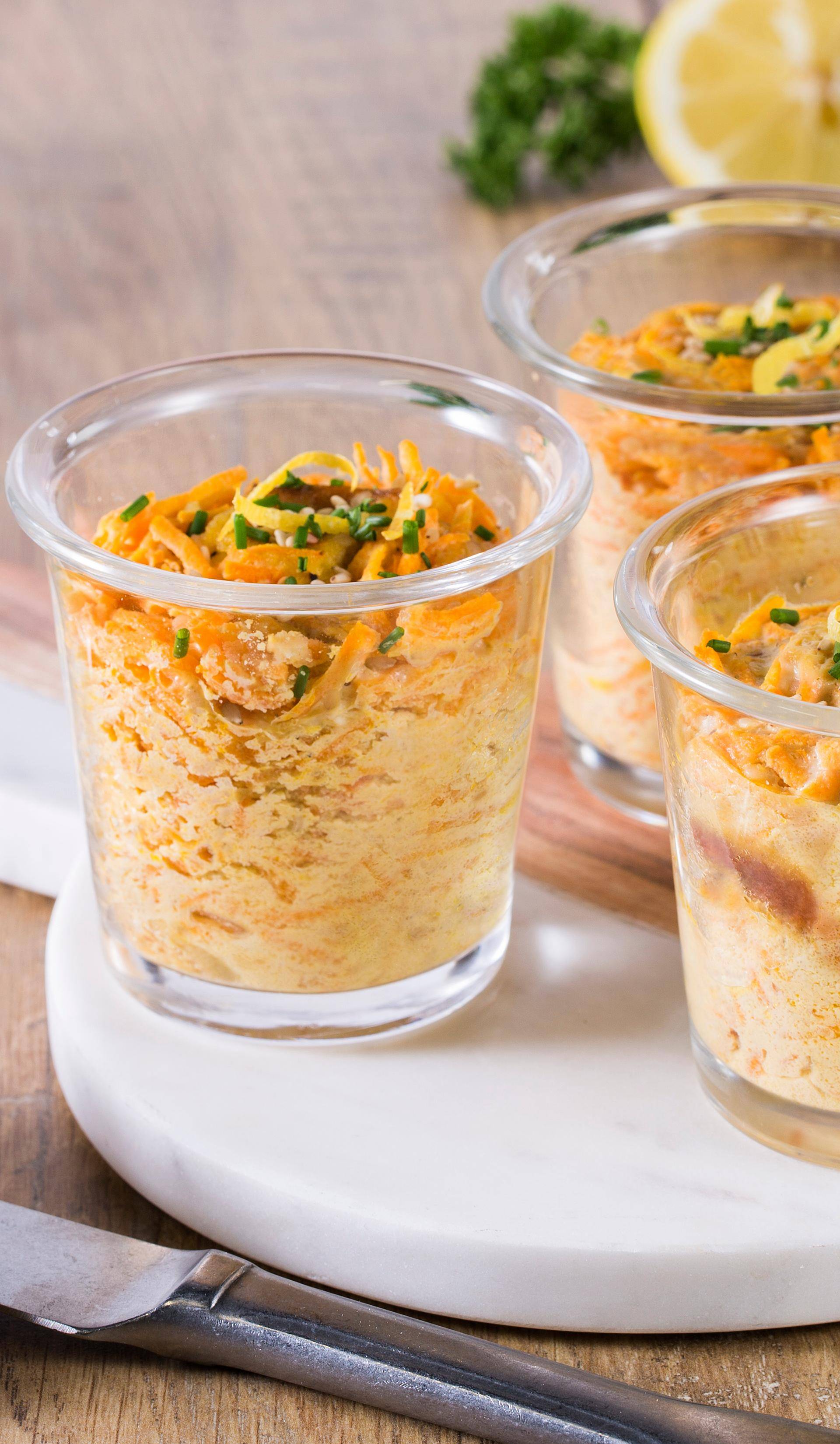 Hummus s mrkví a sezamem - recept Cookeo | Tefal