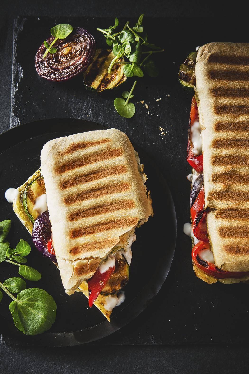 Italské panini s grilovanou zeleninou - recept Optigrill Elite | Tefal