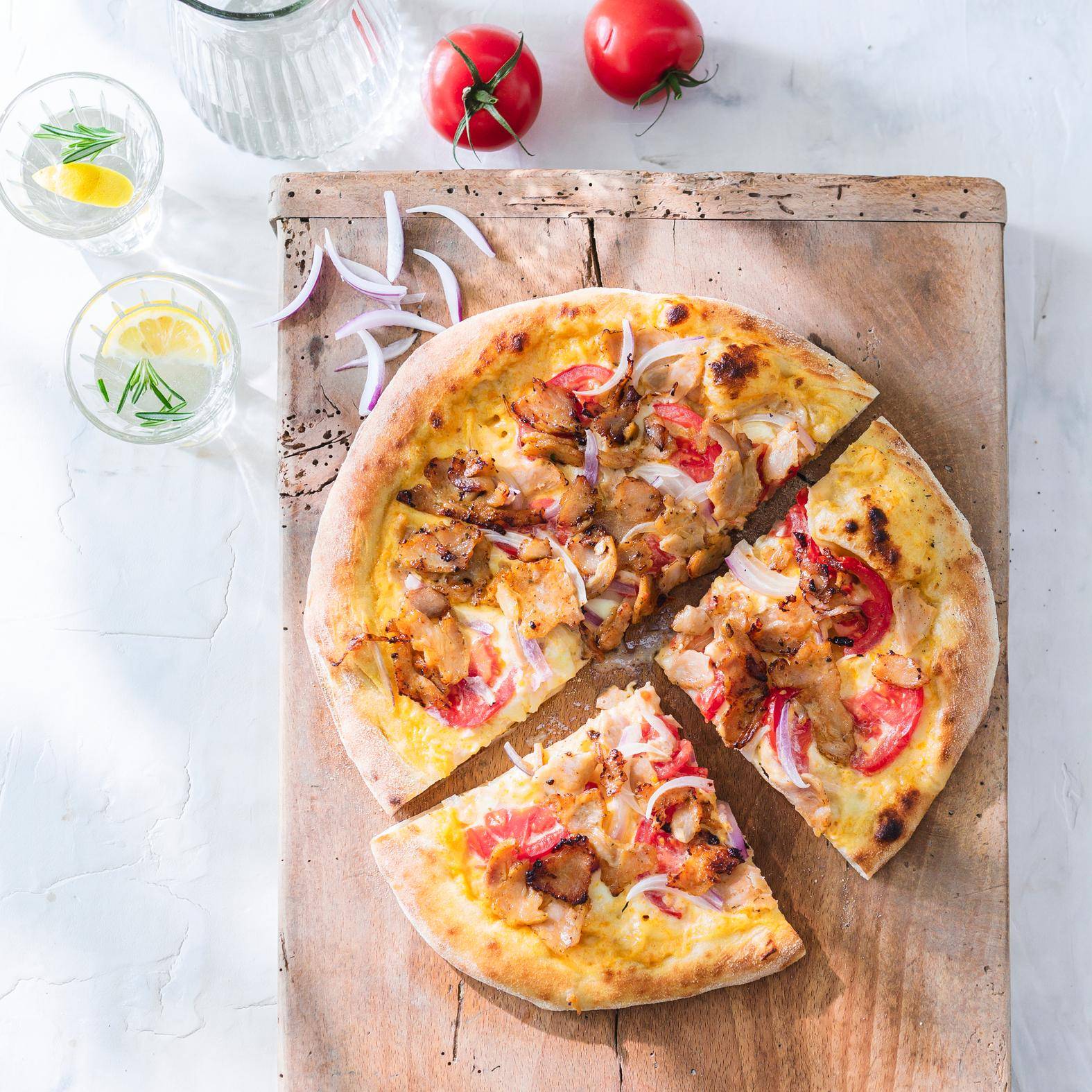 Pizza a la kebab - recept Easy Fry XL Surface | Tefal
