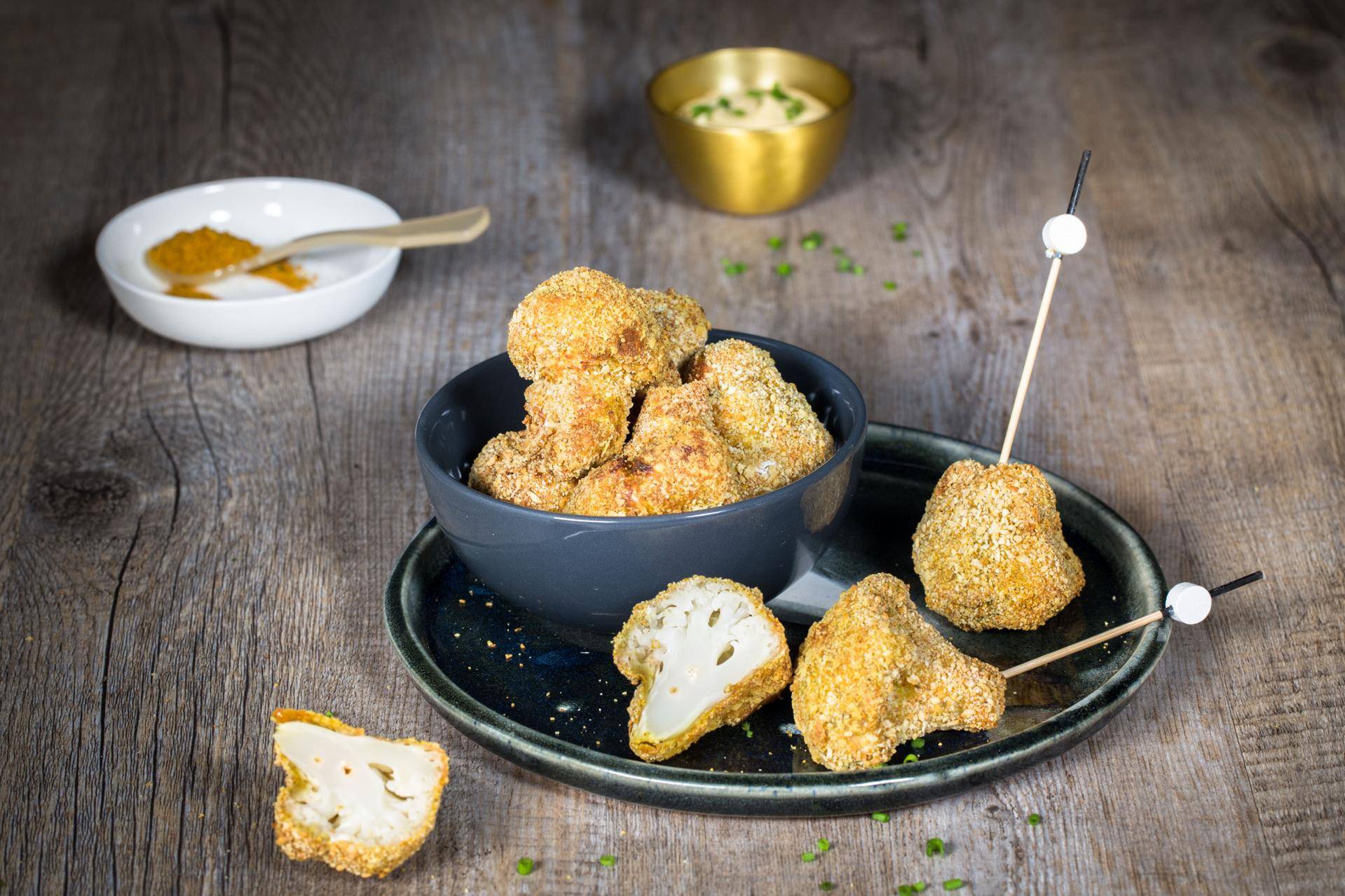 Obalovaný květák na kari - recept EASY FRY & GRILL 2 in 1 DIGITAL | Tefal