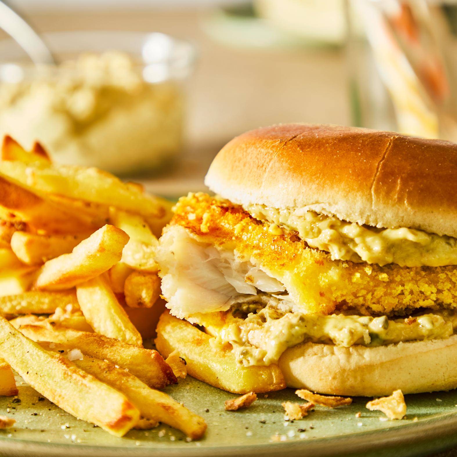 Filet-O-Fish styl burger - recept OptiGrill 2in1 | Tefal