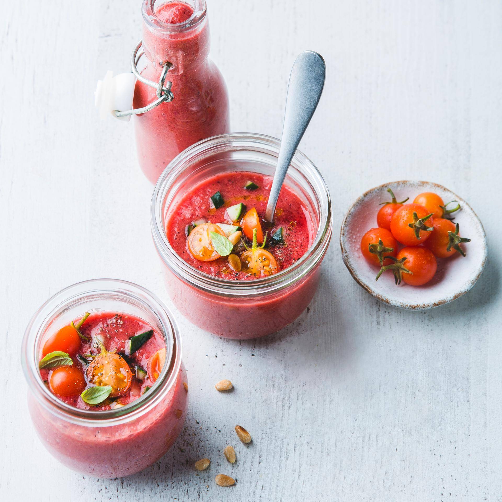 Rajčatové gazpacho - recept Kitchen Machines Touch/Touch + | Tefal