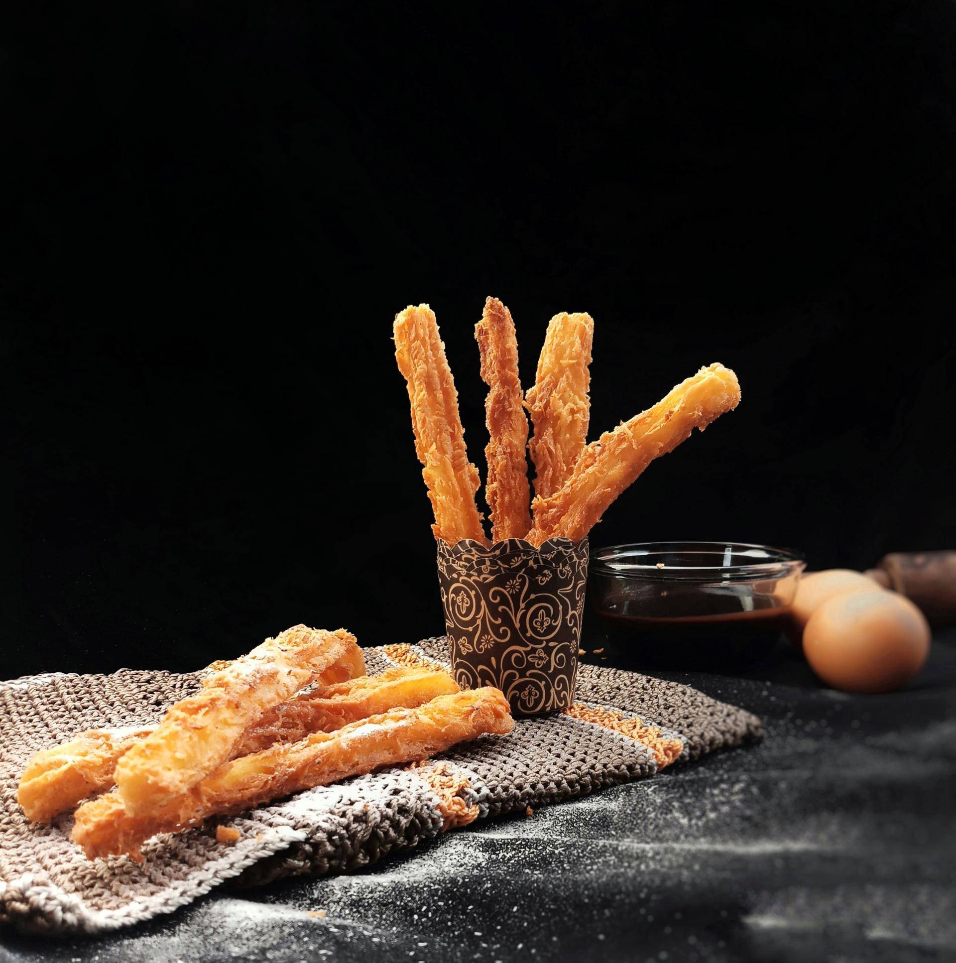 Churros s chorizem a parmazánem - recept Kitchen Coach | Tefal