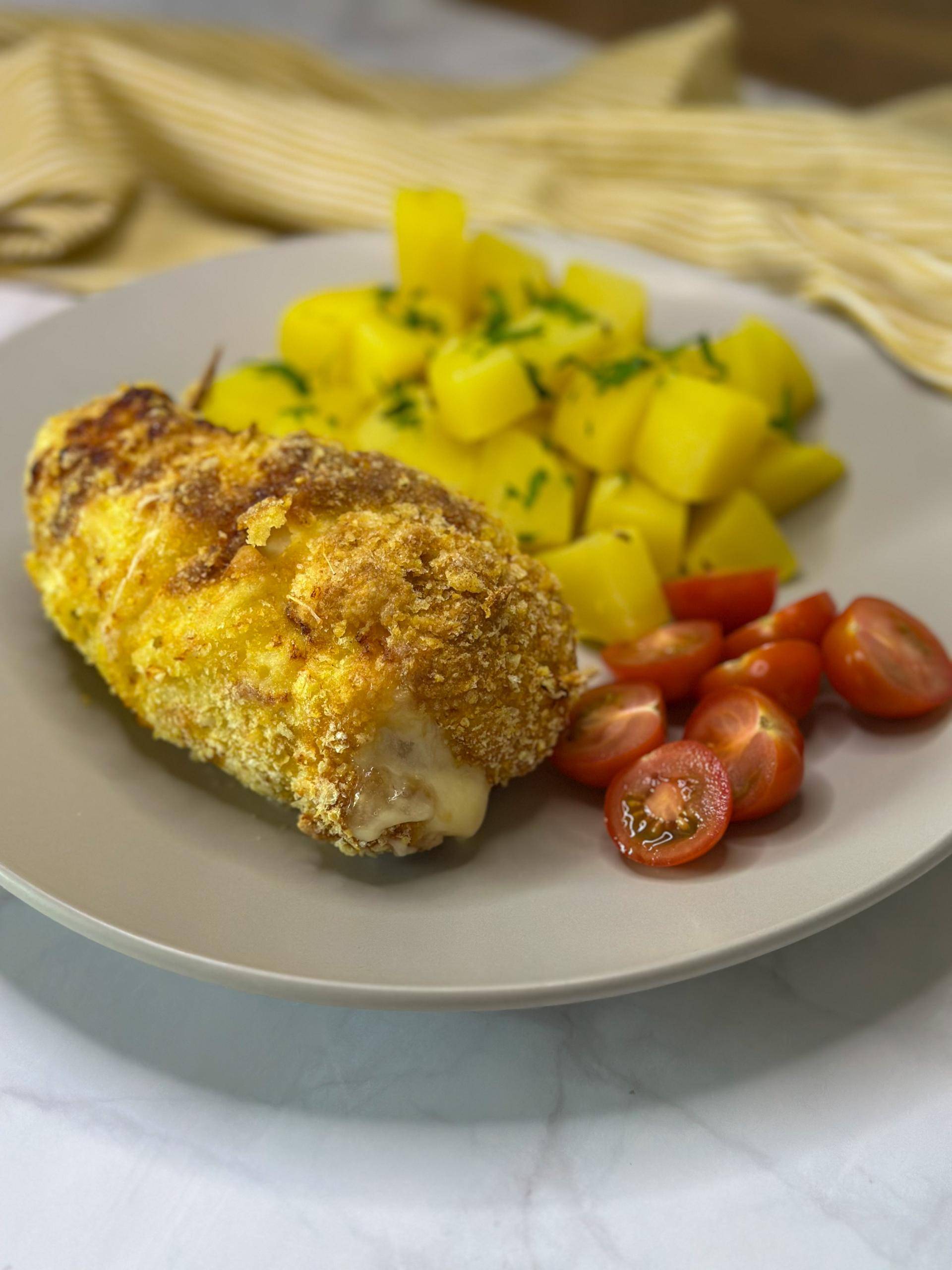 Kuřecí Cordon Bleu - recept EASY FRY & GRILL 2 in 1 MECHANICAL | Tefal