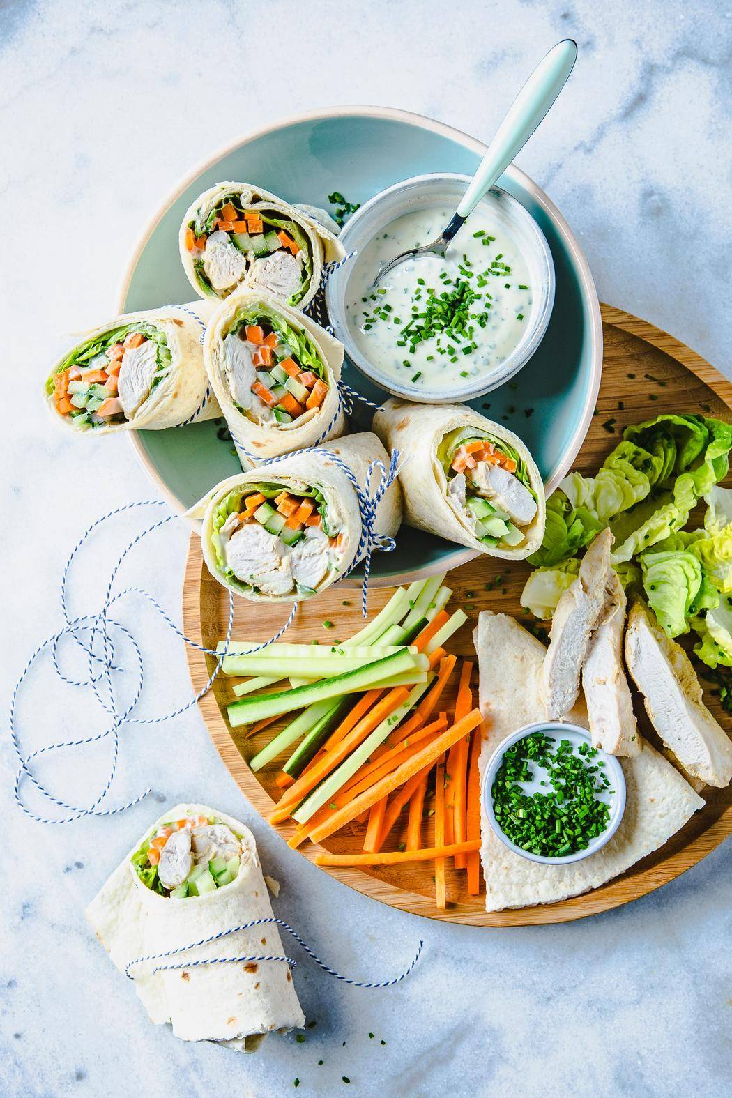 Kuřecí wrap - recept EASY FRY GRILL & STEAM 3 in 1 | Tefal
