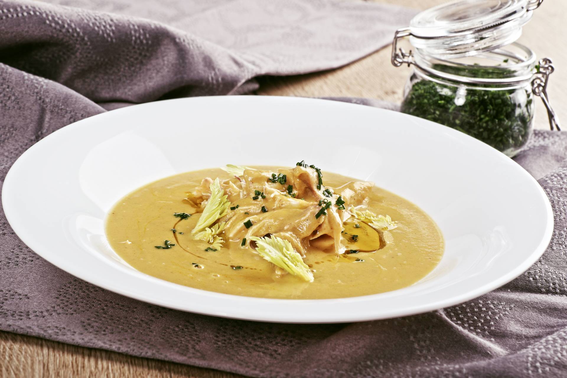 Krémová kuřecí polévka - recept Cookeo | Tefal