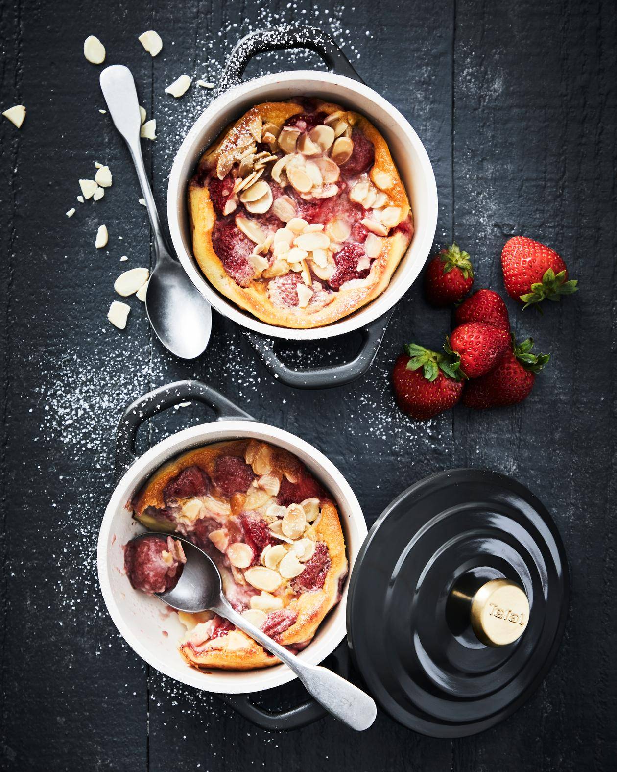 Jahodové clafoutis - recept Hrnce a pánve | Tefal