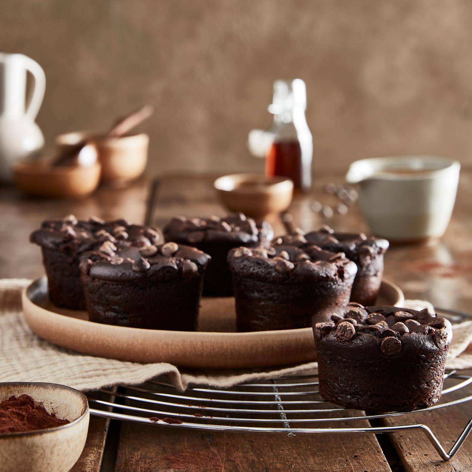 Muffiny s arašídovým máslem a čokoládou - recept Blen Up | Tefal