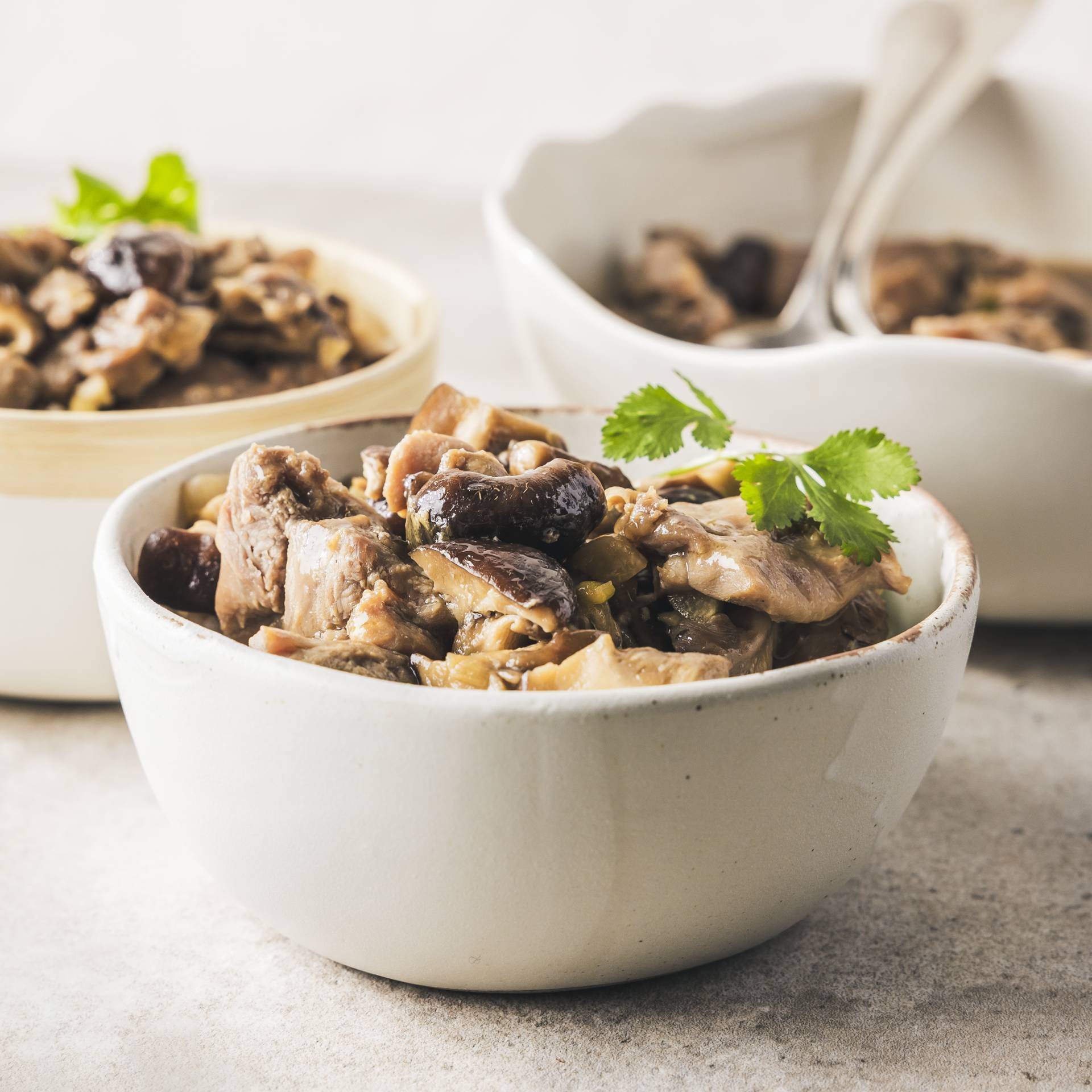 Dušené medovo-sójové kuře s shiitake - recept undefined | Tefal