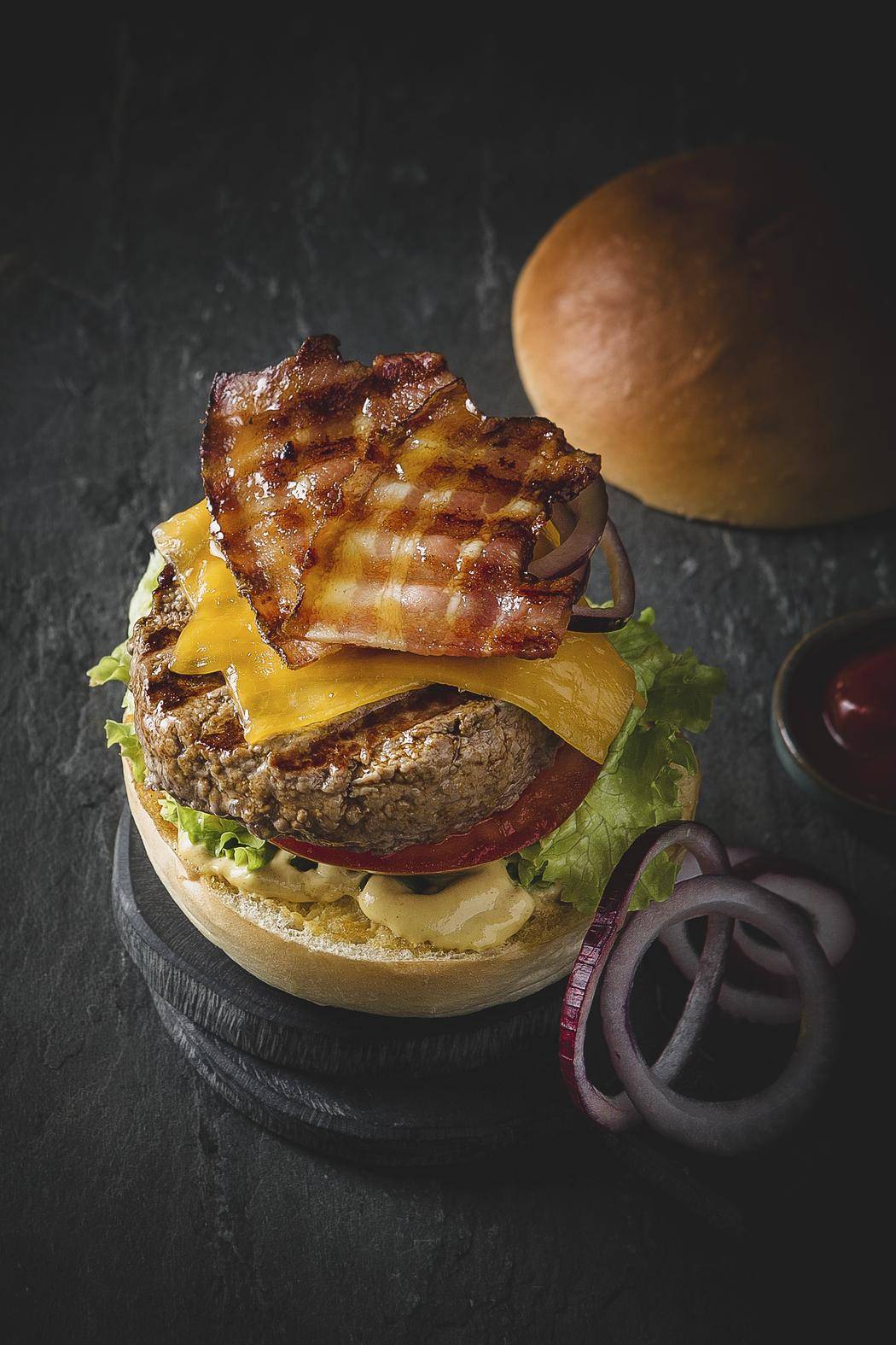 Cheeseburger se slaninou - recept Optigrill Elite | Tefal