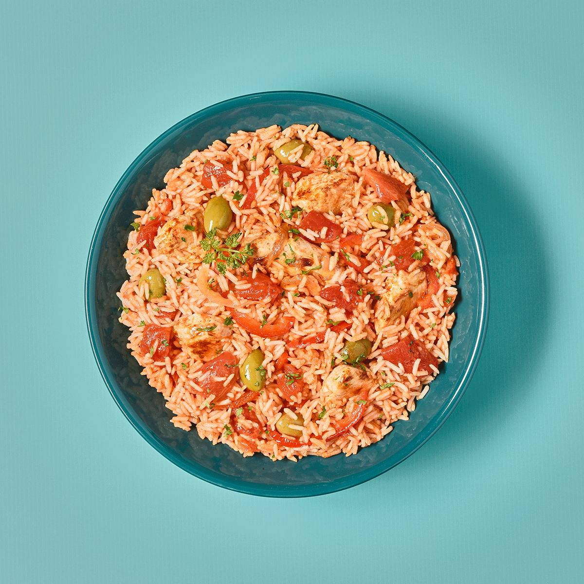 Kuřecí rýže s olivami - recept Hrnce a pánve | Tefal