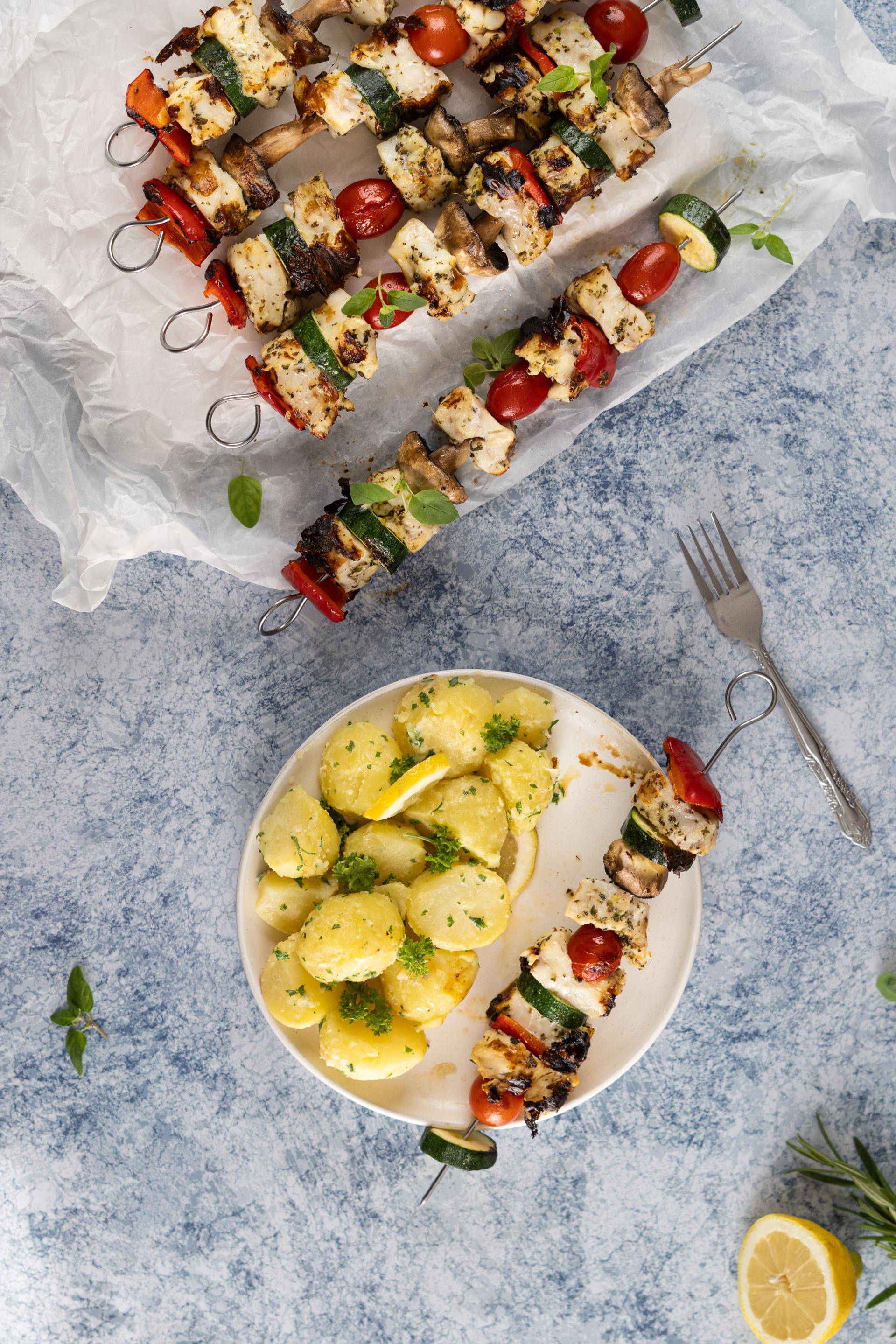 Grilované rybí špízy - recept OptiGrill 4in1 XL | Tefal