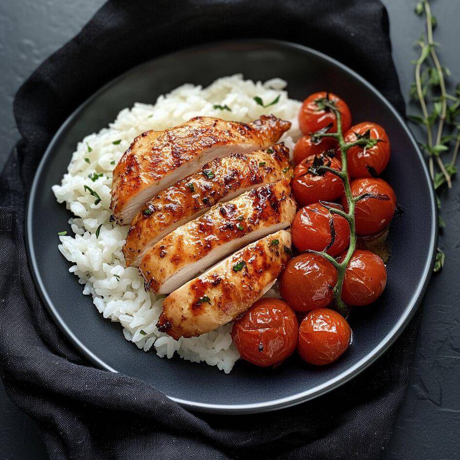 Karamelizované kuře a cherry rajčata - recept Hrnce a pánve | Tefal