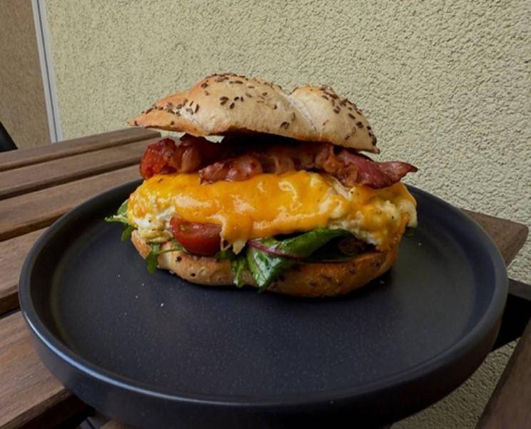 Vajíčkový sendvič - recept OptiGrill 2in1 | Tefal