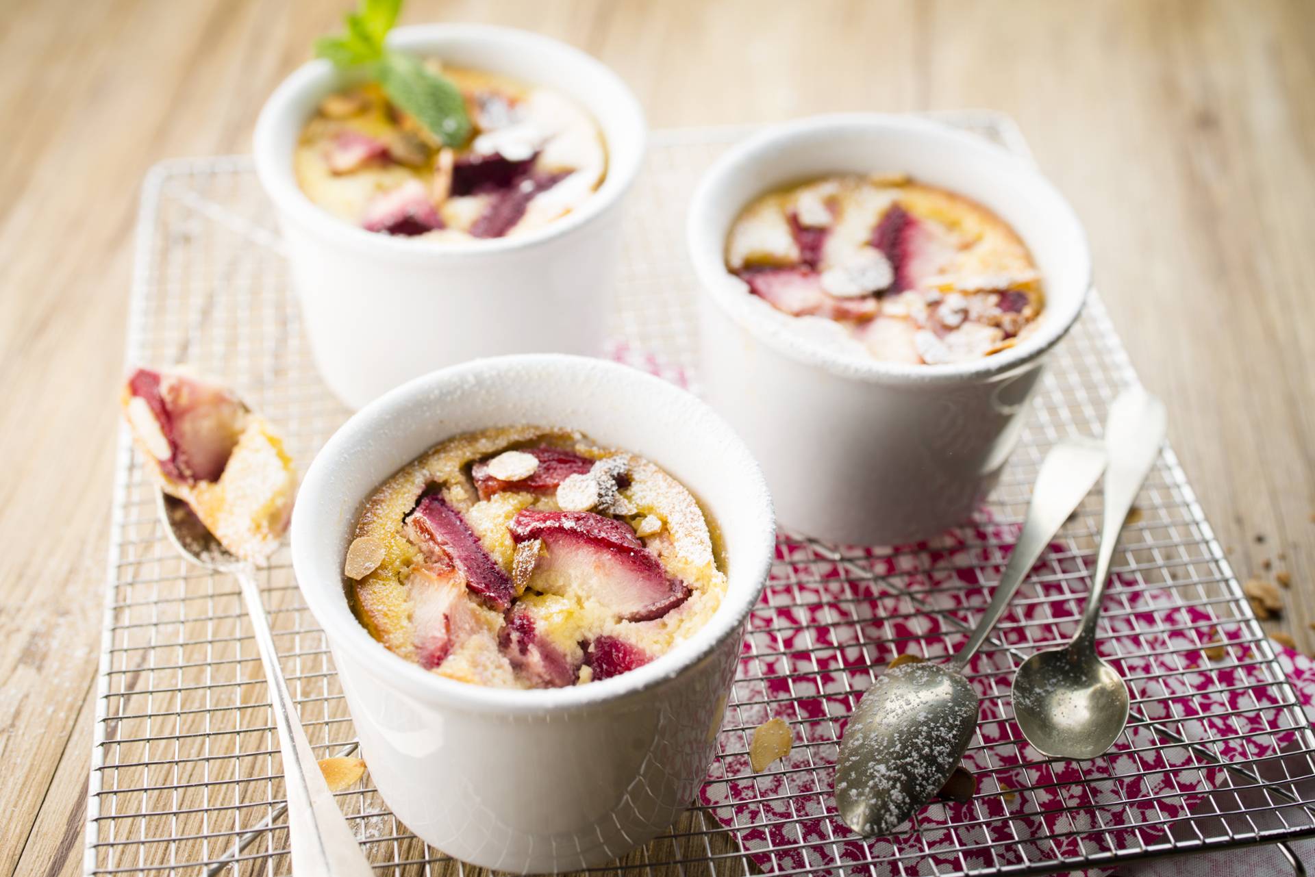 Clafoutis s broskvemi a mandlemi - recept Cookeo | Tefal