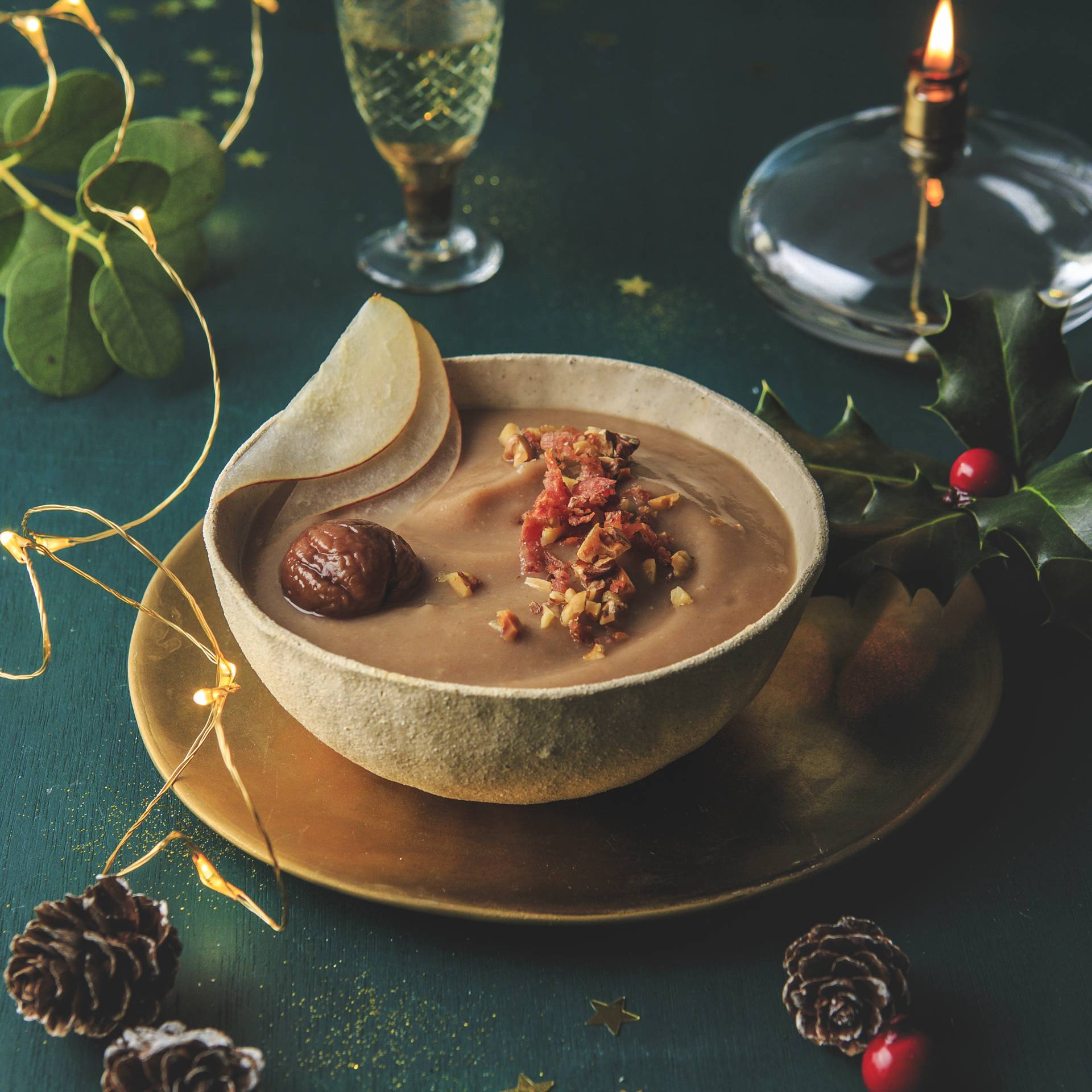 Krémová hruškovo-kaštanová polévka - recept Cookeo | Tefal