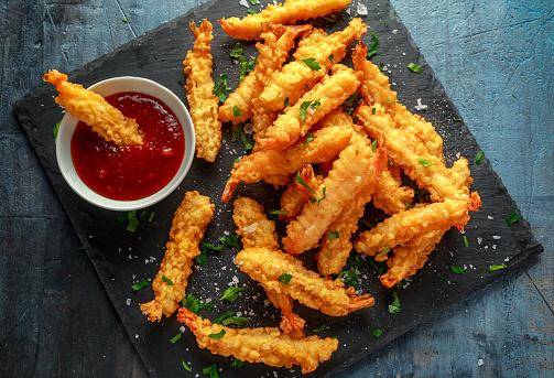 Krevety v trojobalu - recept Cookeo | Tefal