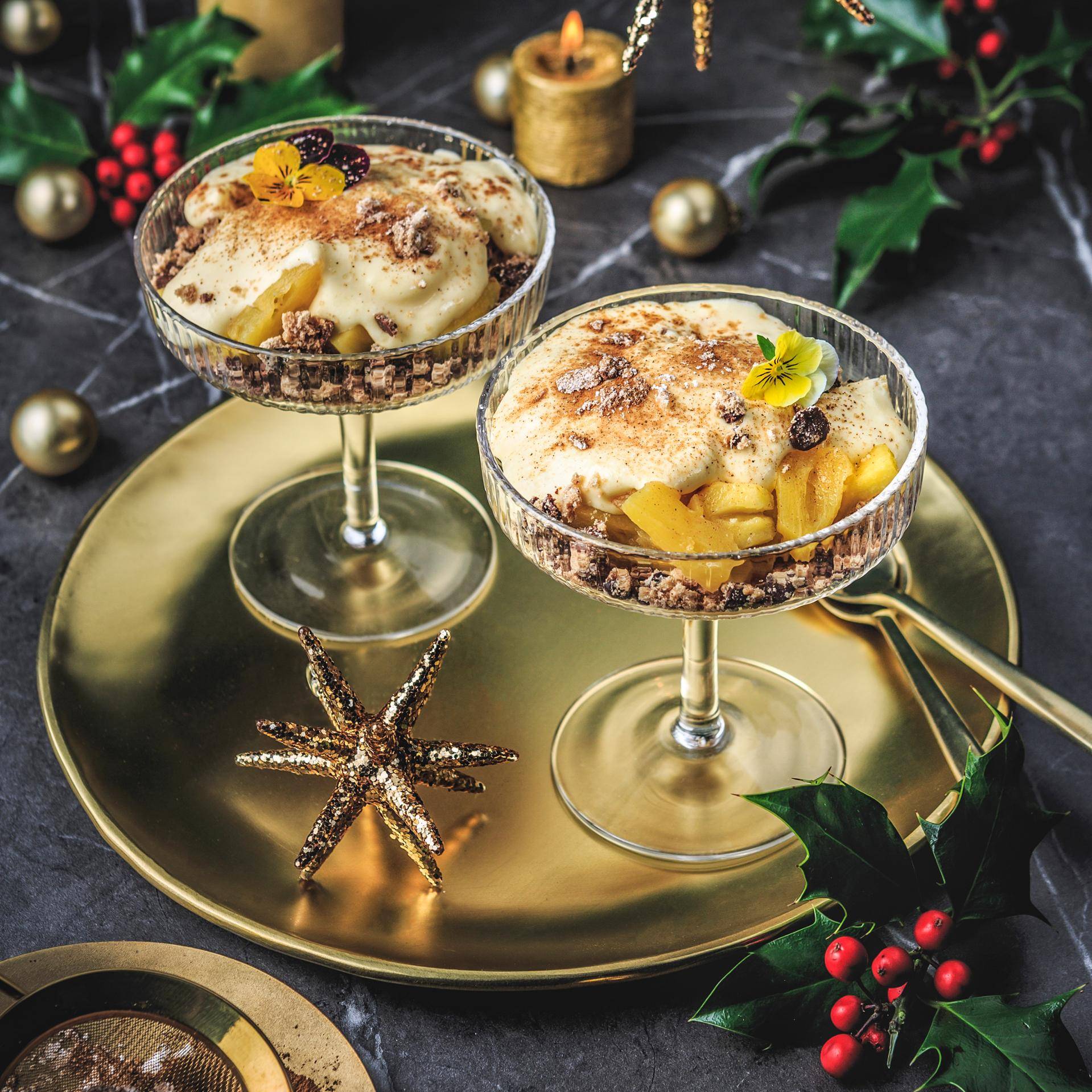 Tiramisu s ananasem a sušenkami cookies - recept Cookeo | Tefal