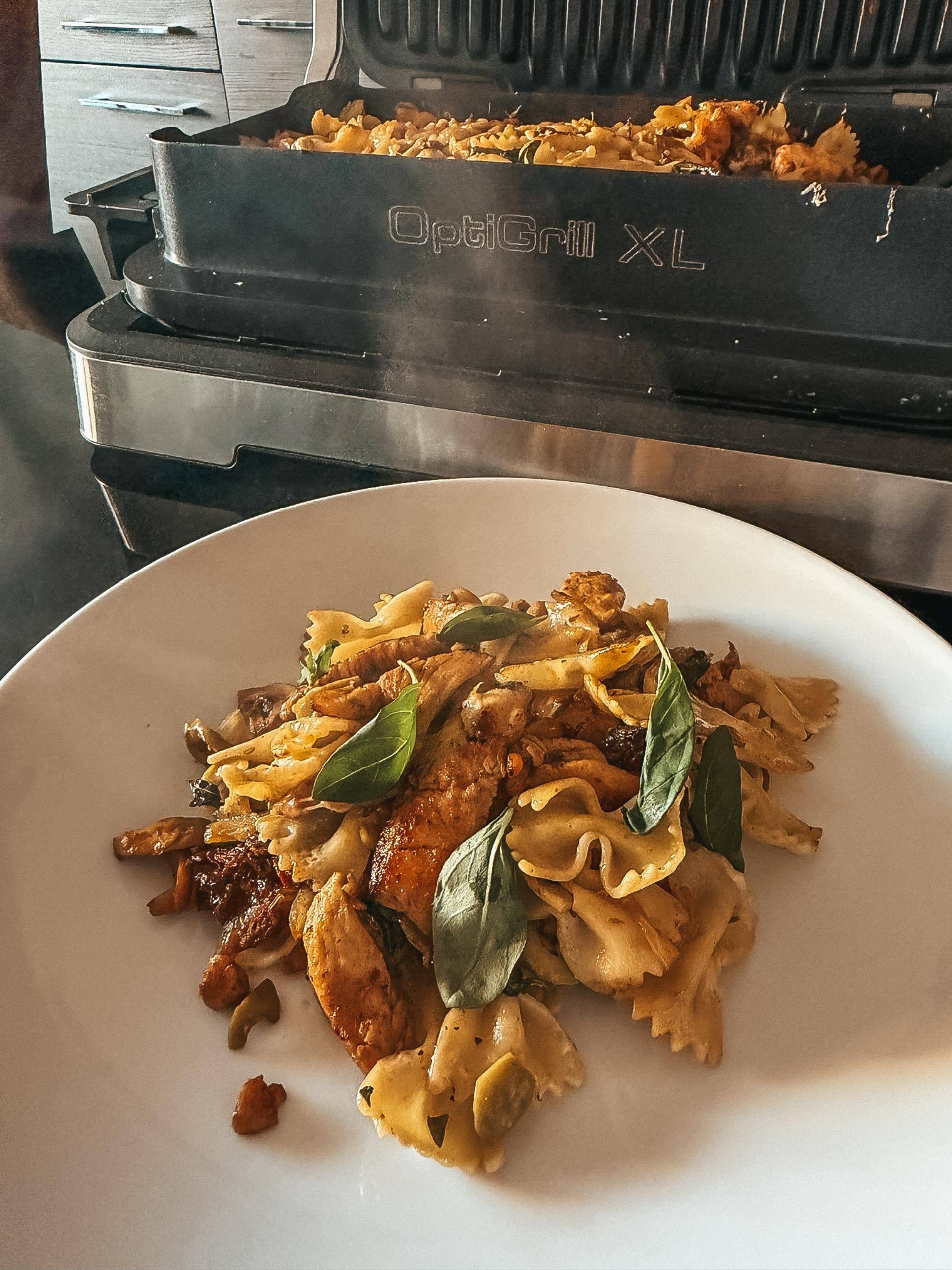 Zapečené farfalle - recept OptiGrill 2in1 | Tefal