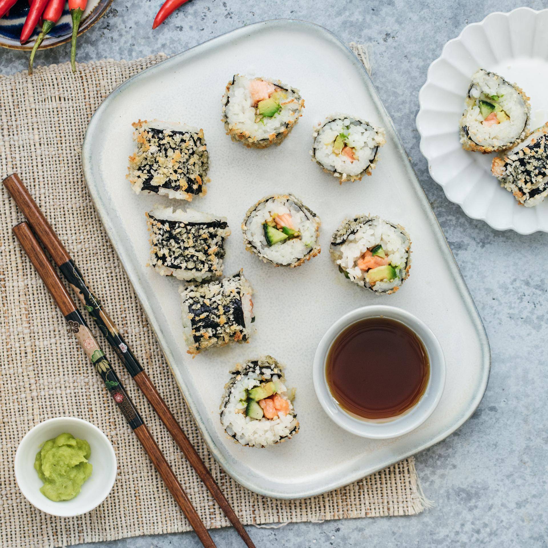 Vegetariánské smažené maki rolky - recept EASY FRY OVEN & GRILL 9 in 1 | Tefal