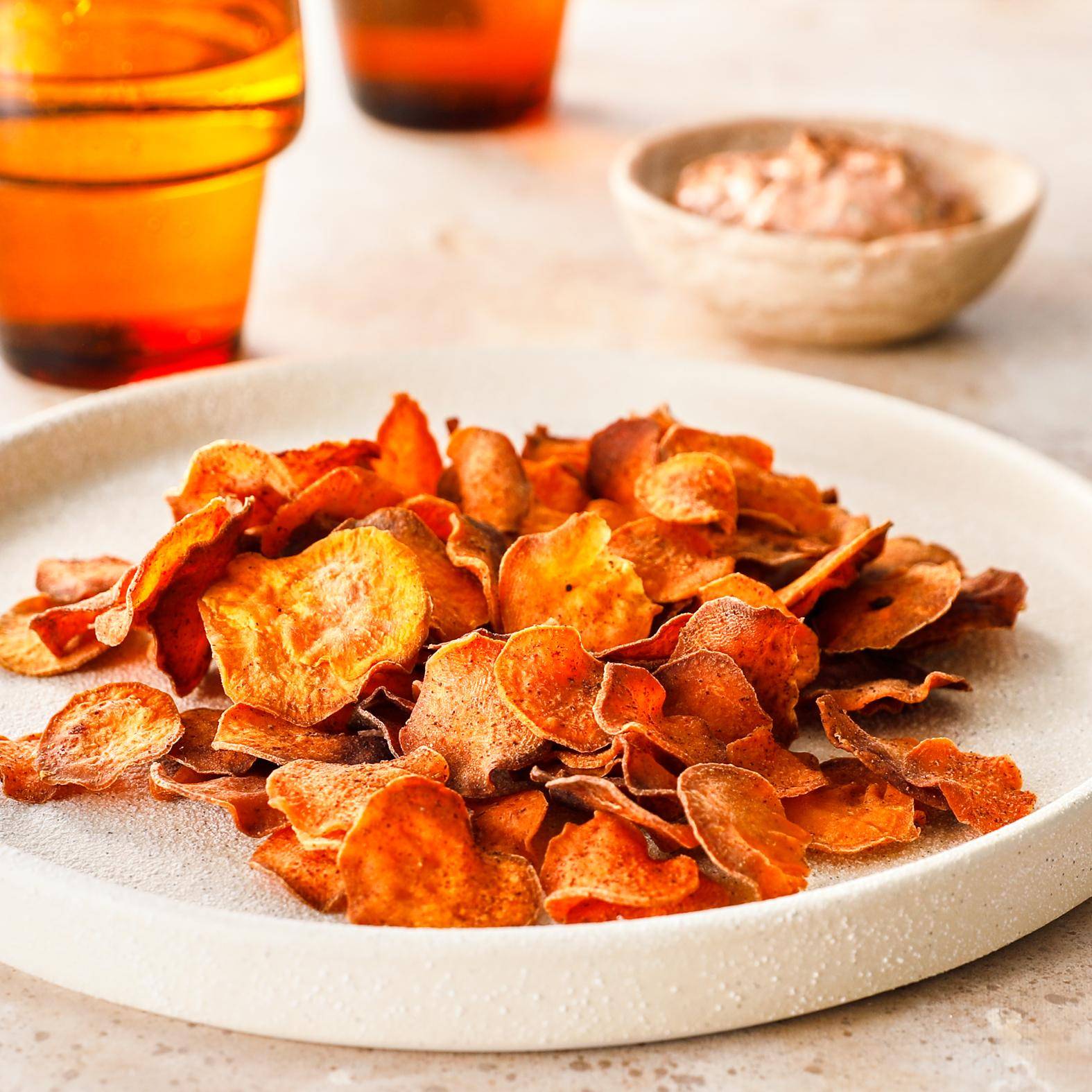 Kořeněné batátové chipsy - recept Easy Fry Max | Tefal